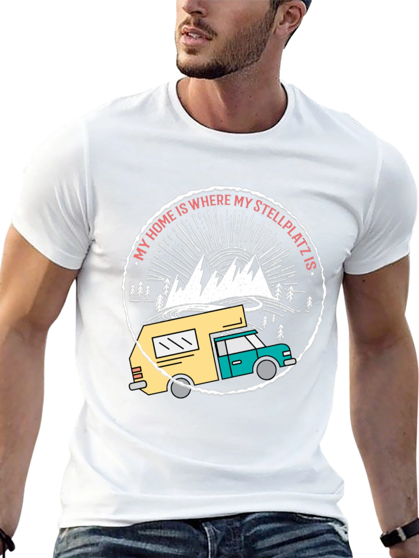 My Home is Where My Stellplatz T-Shirt