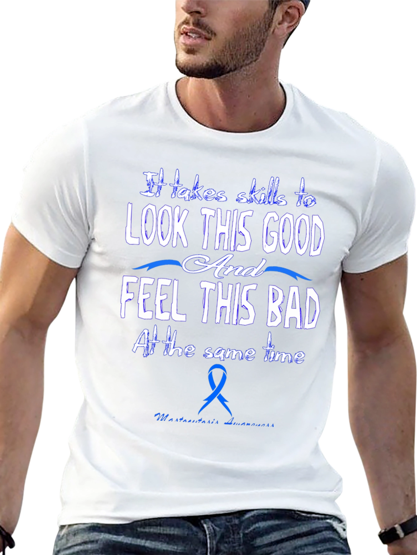Skills to Look Good Black T-Shirt