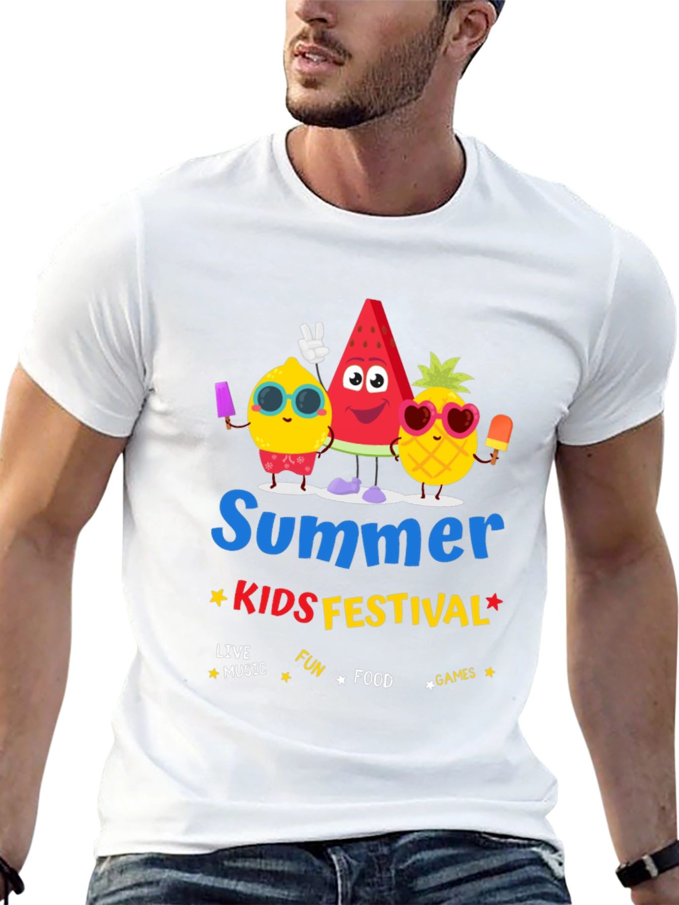 Summer Kids Festival Graphic T-Shirt