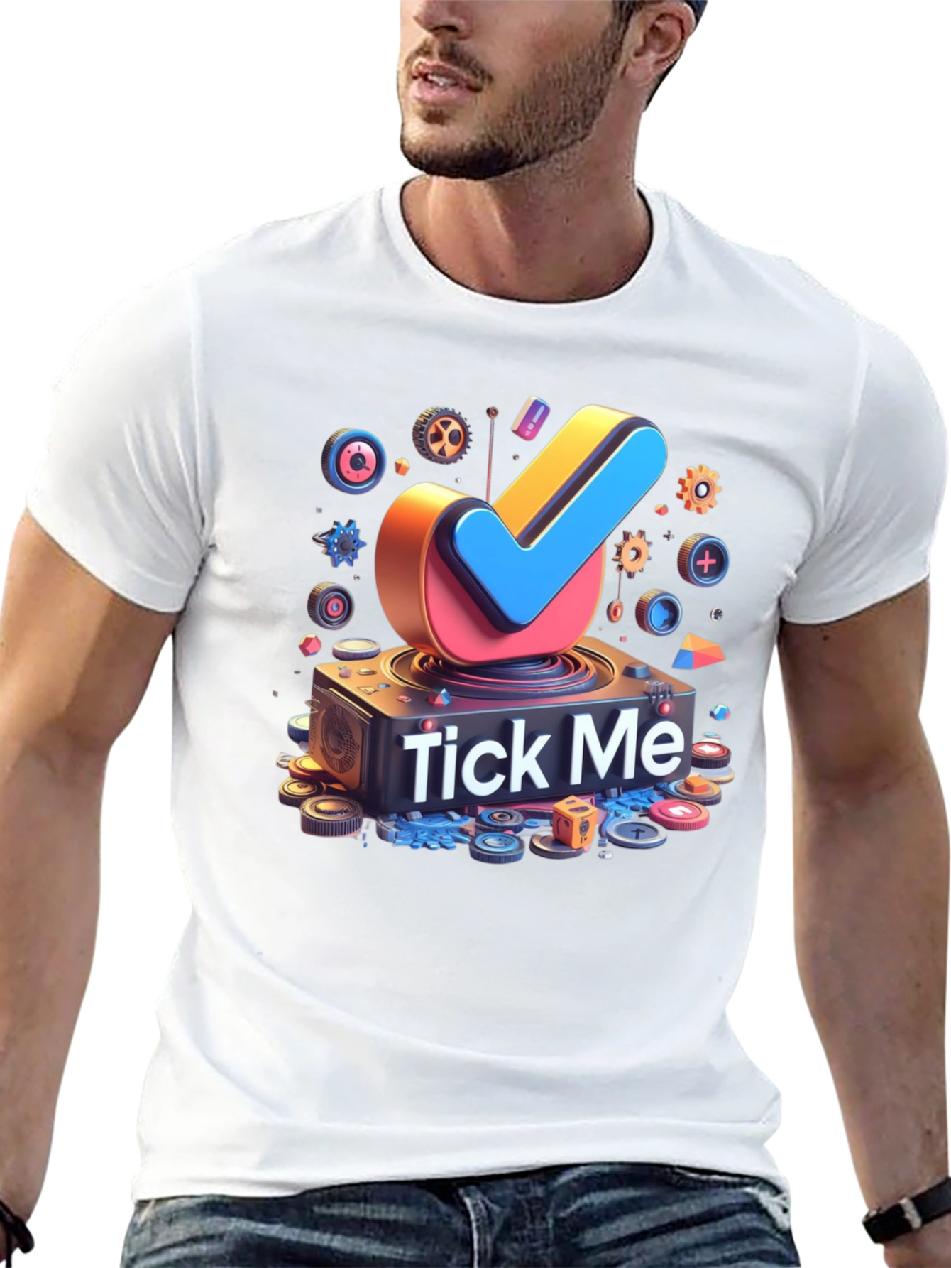 Tick Me Graphic Tee - Bold Design