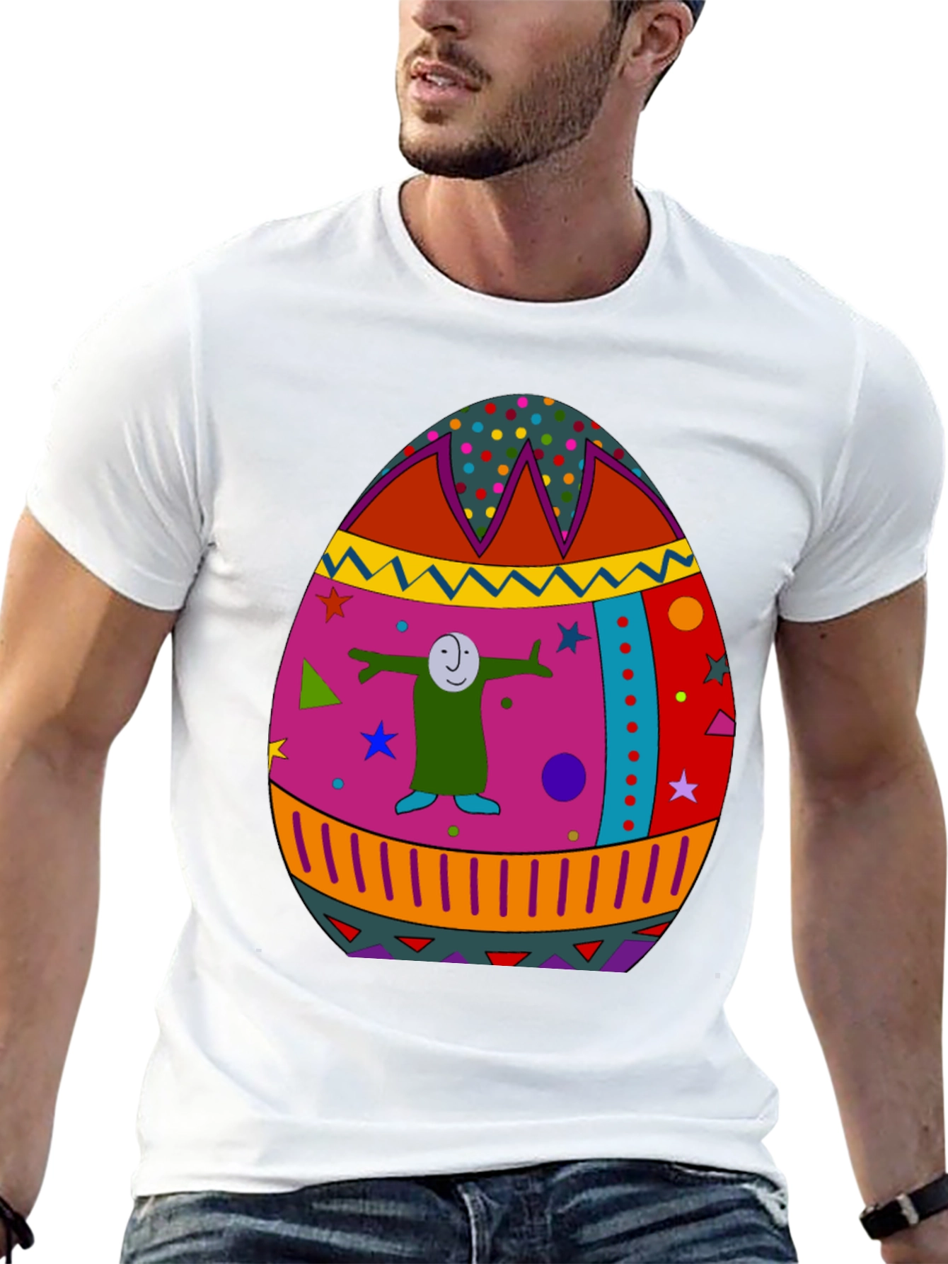 Funky Easter Egg T-Shirt