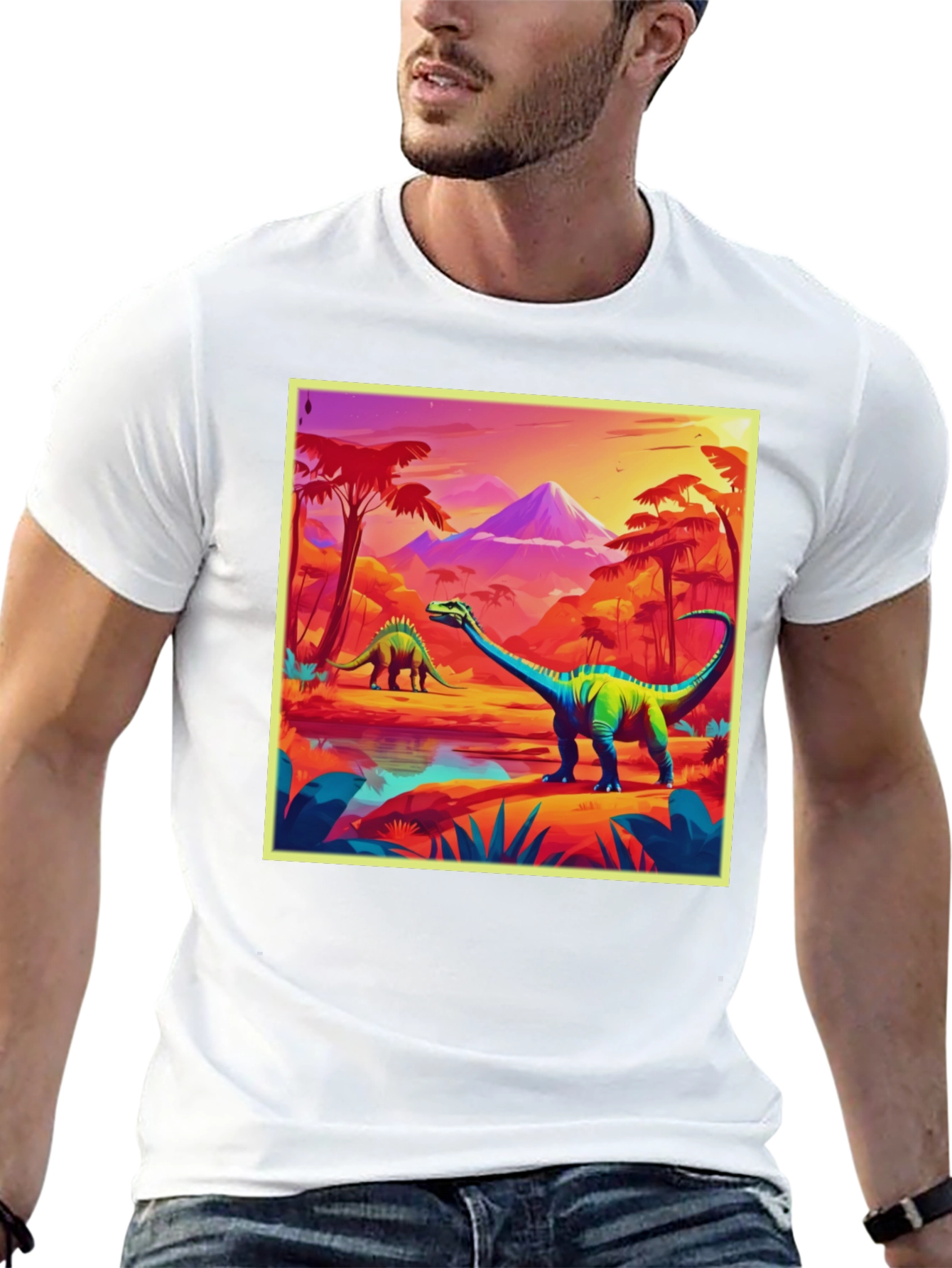 Dino Graphic Tee - Prehistoric Cool