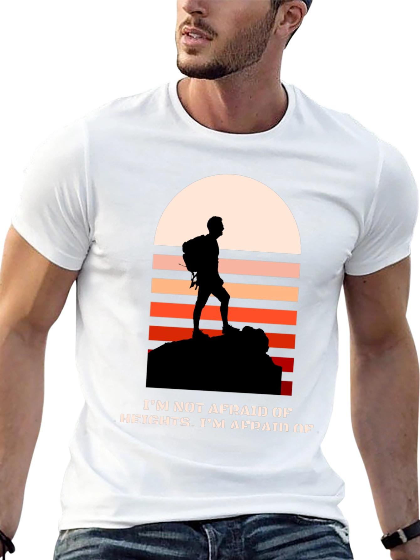 Hiking Lover T-Shirt - Not Afraid of Heights