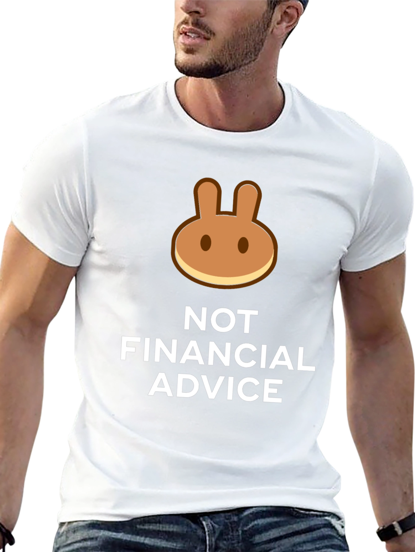 Funny Crypto Pancake Bunny T-Shirt
