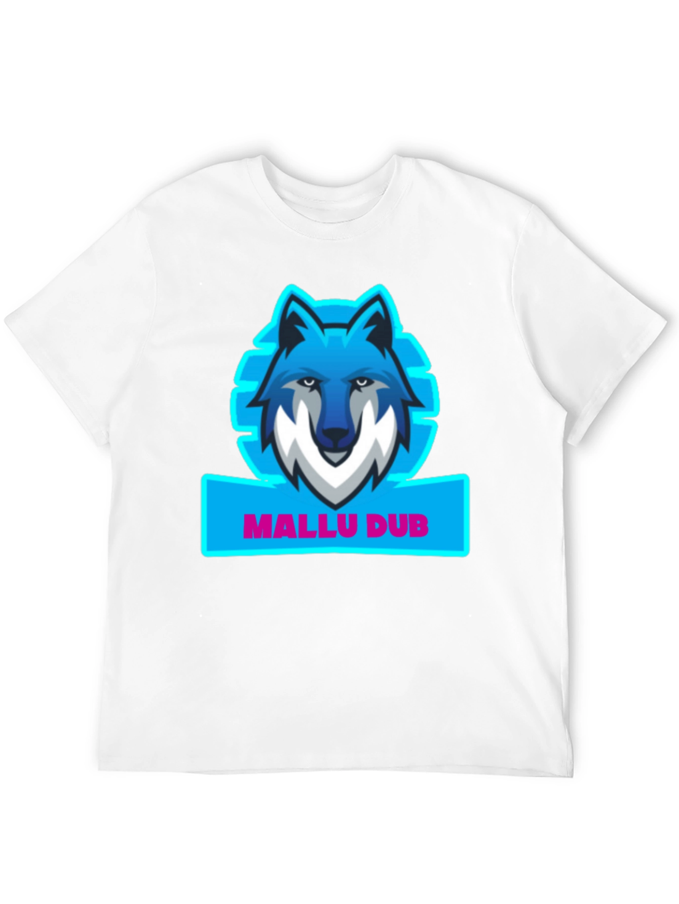 Wolf Graphic Black T-Shirt - Mallu Dub