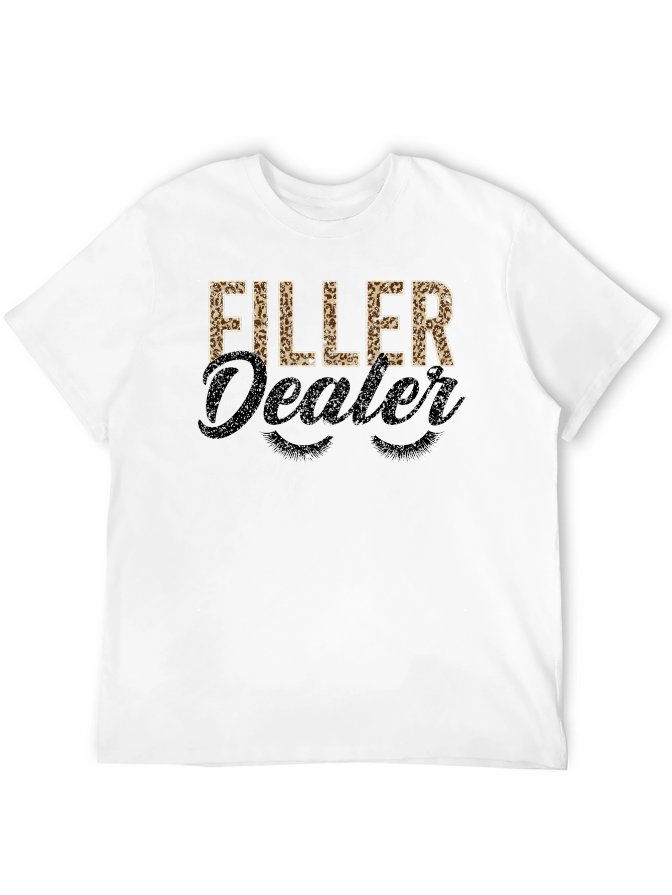 Filler Dealer Graphic Tee - Leopard Print