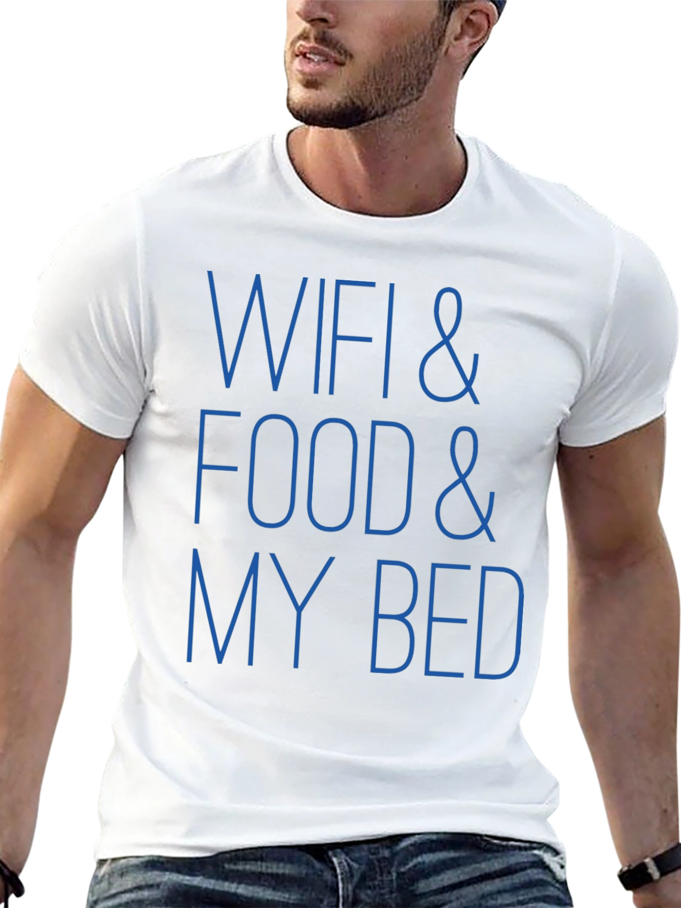 Wifi Food and My Bed T-Shirt