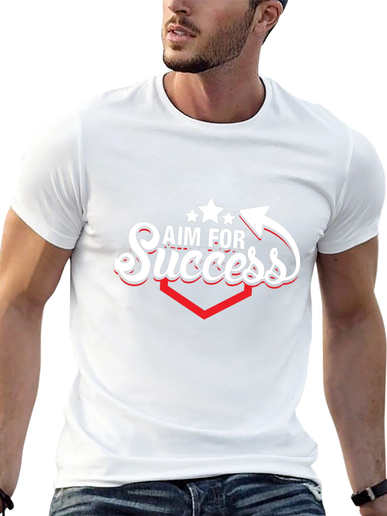 Aim for Success T-Shirt - Motivational Design