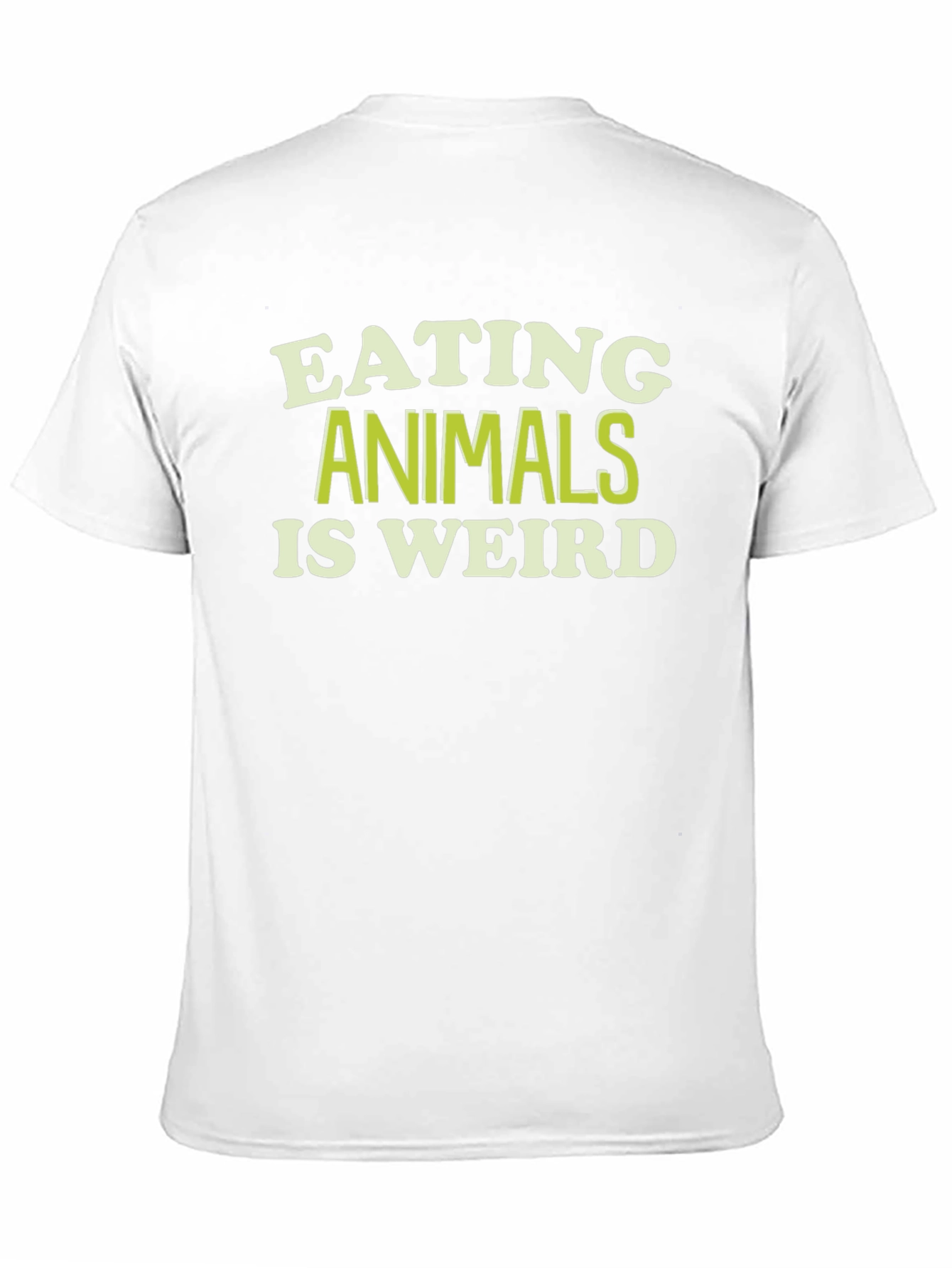 Eating Animals Is Weird Graphic Tee - Vegan T-Shirt