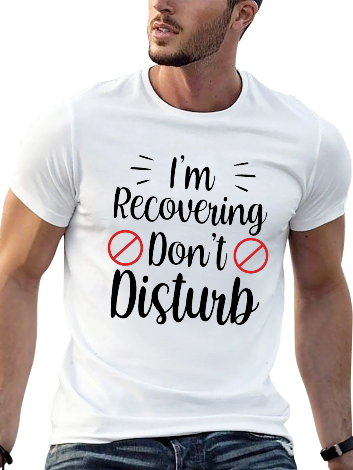 Recovering Dont Disturb Graphic Tee