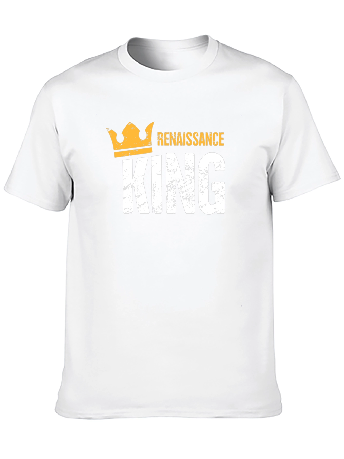 Renaissance King Graphic Print T-Shirt