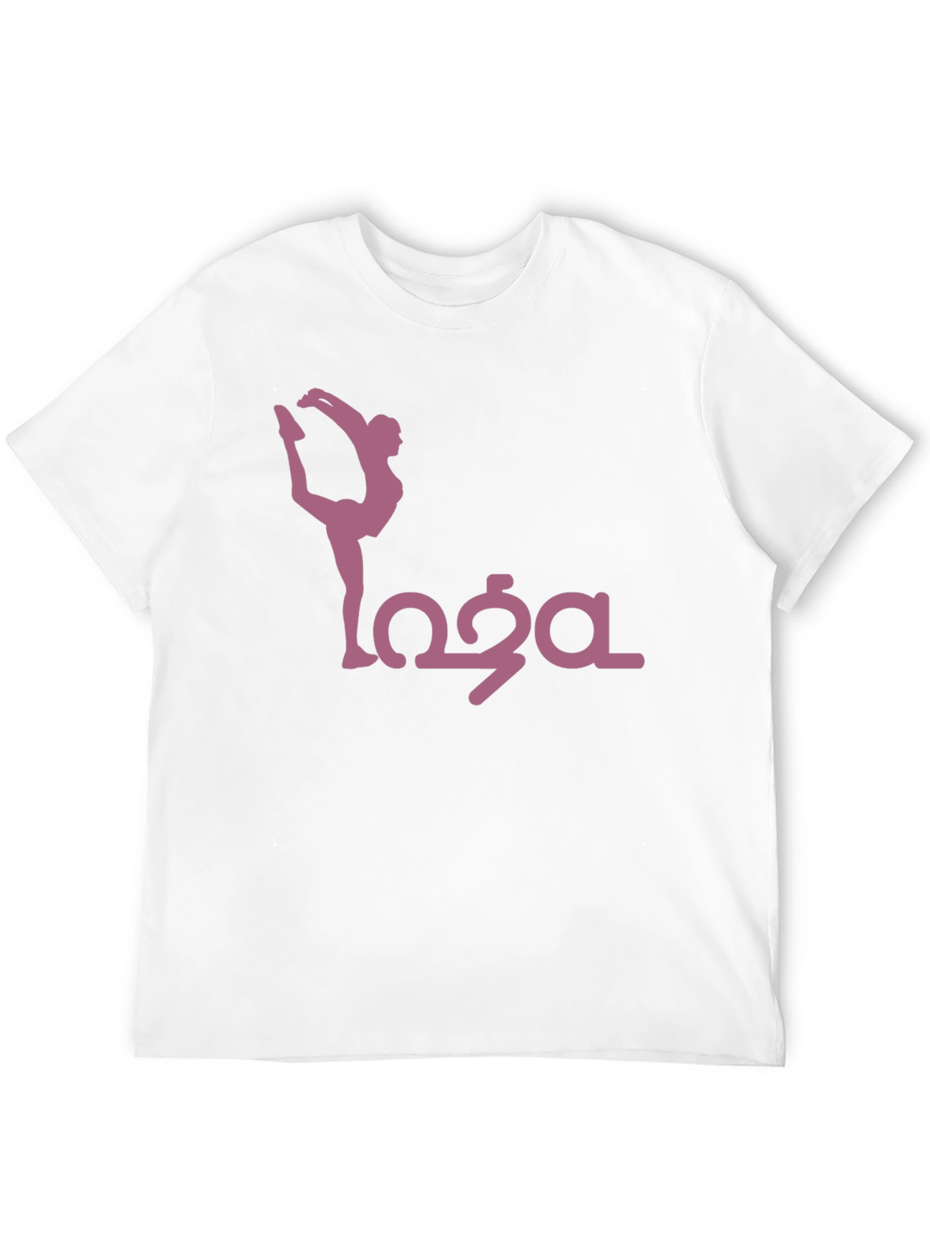 Yoga Pose Graphic Tee - Black