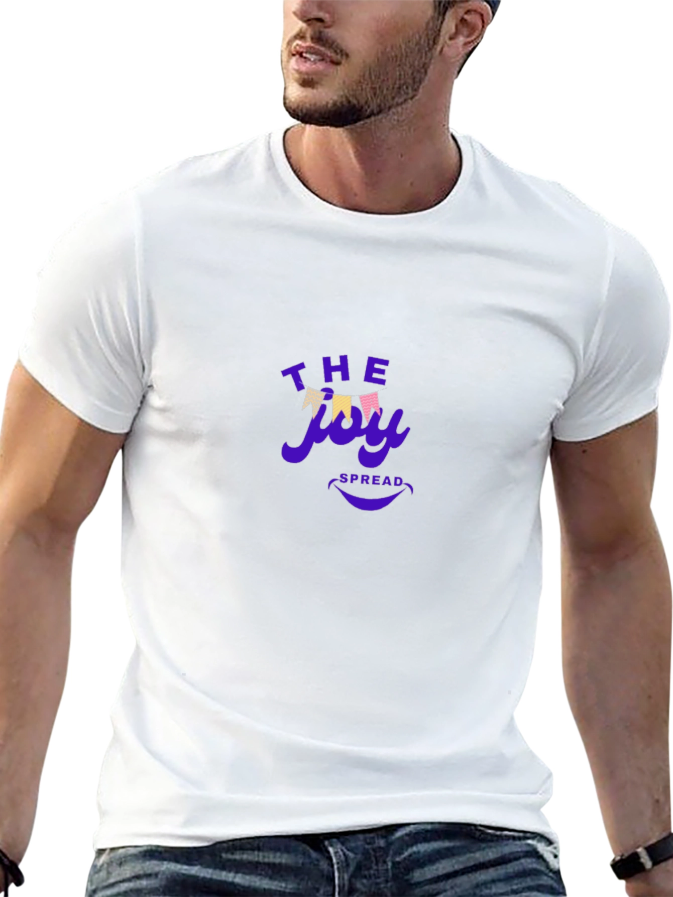 Joy Spread Tee - Black Graphic T-Shirt