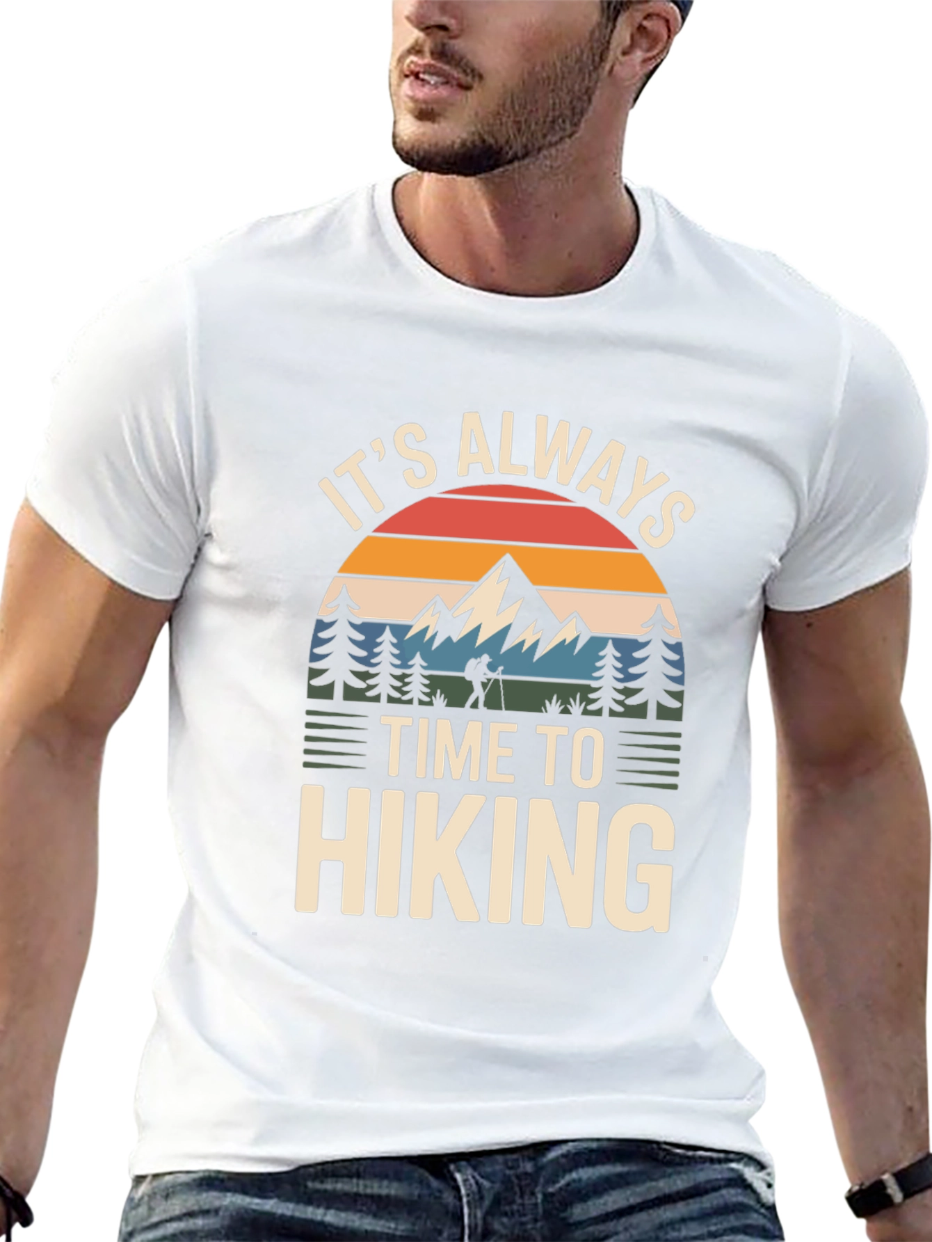 Its Always Time To Hiking Graphic T-Shirt