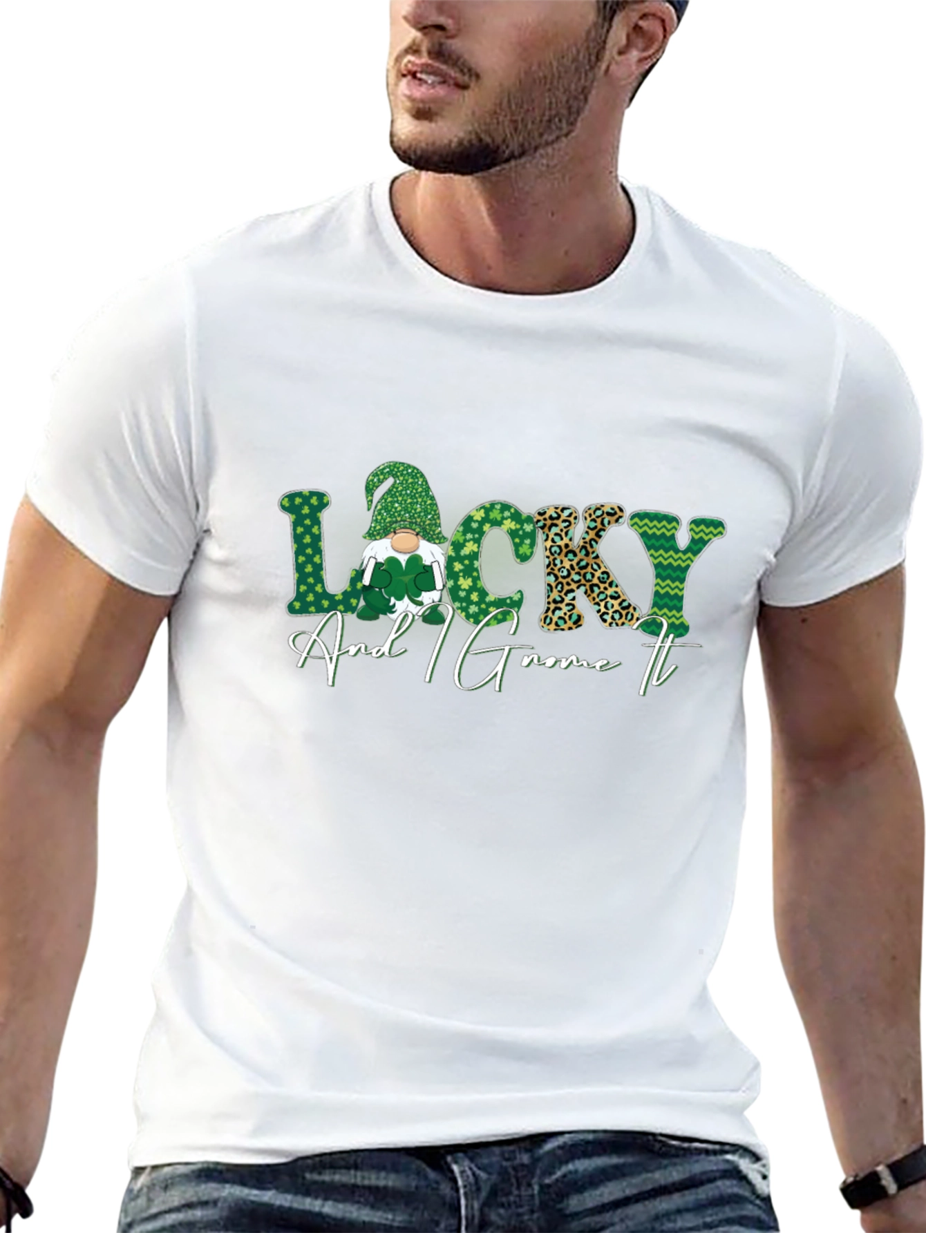 Lucky and I Gnome It St. Patricks Day T-Shirt