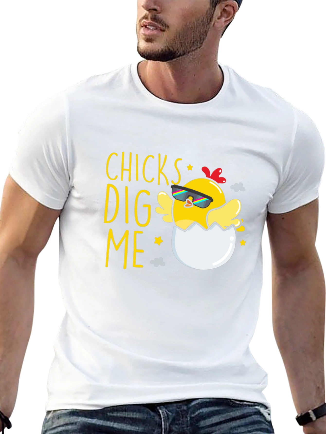 Funny Chicks Dig Me Easter T-Shirt