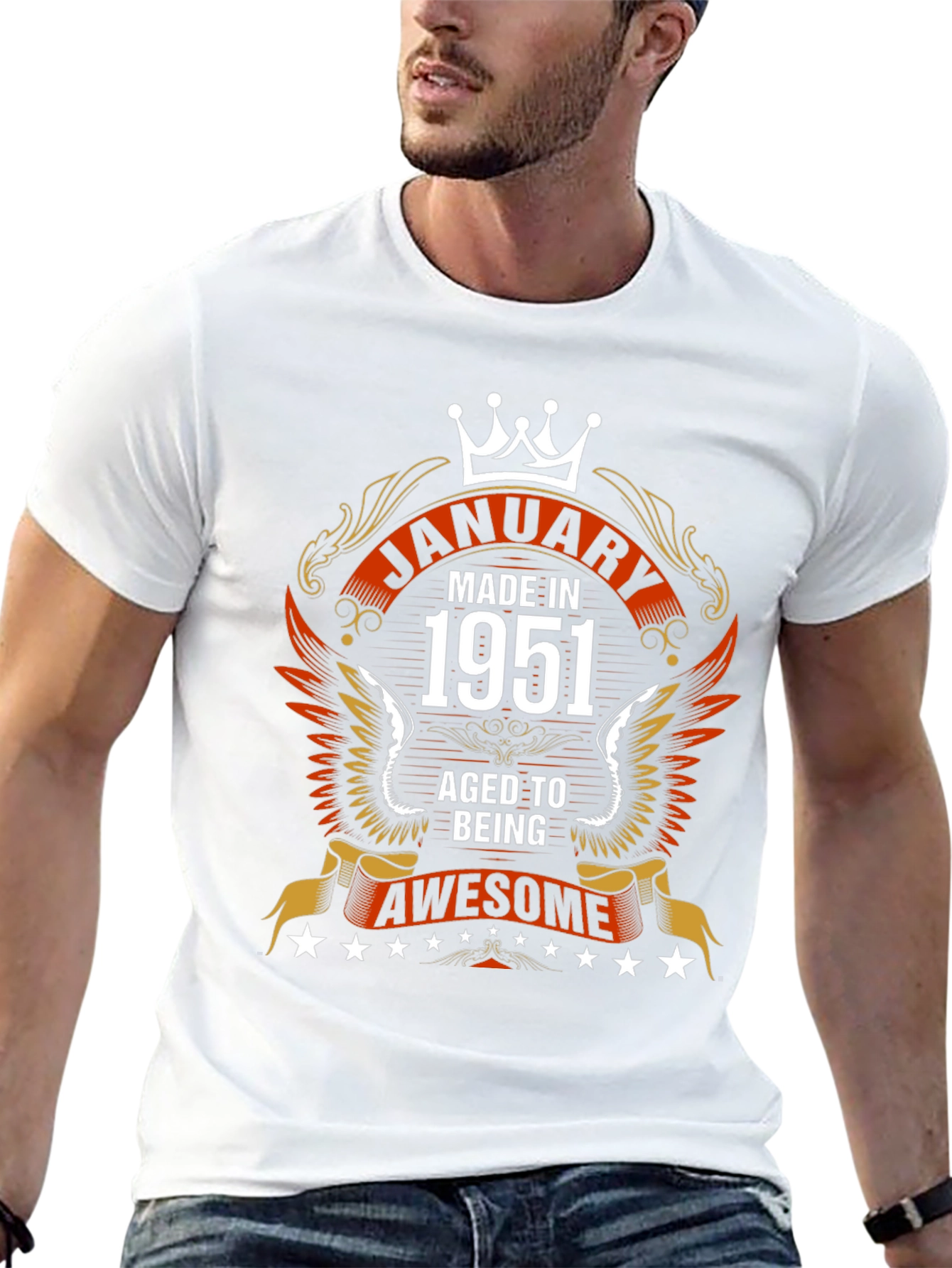 January 1951 Birthday Awesome T-Shirt
