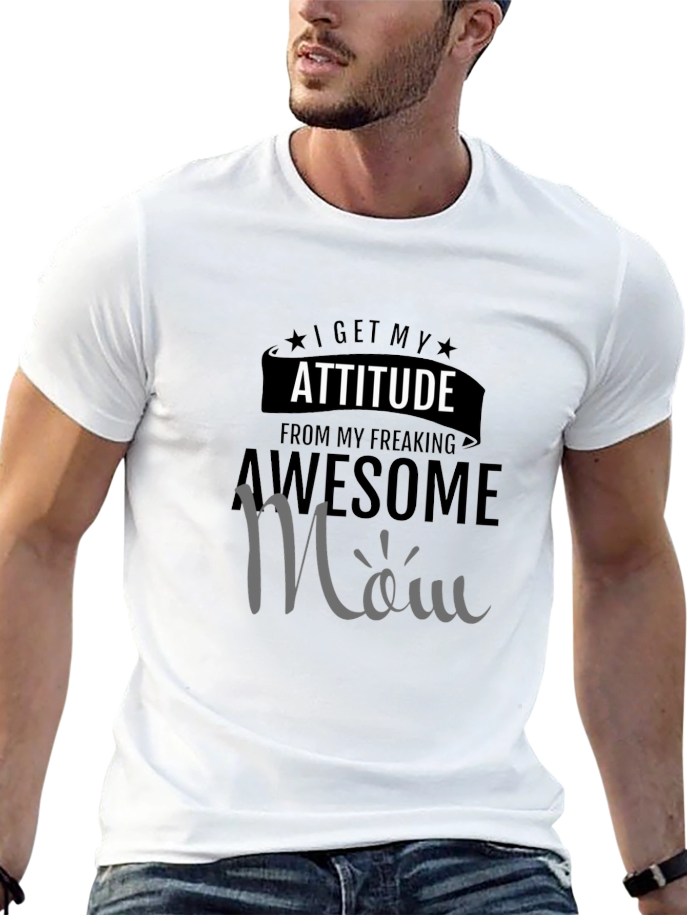 Awesome Mom Attitude T-Shirt