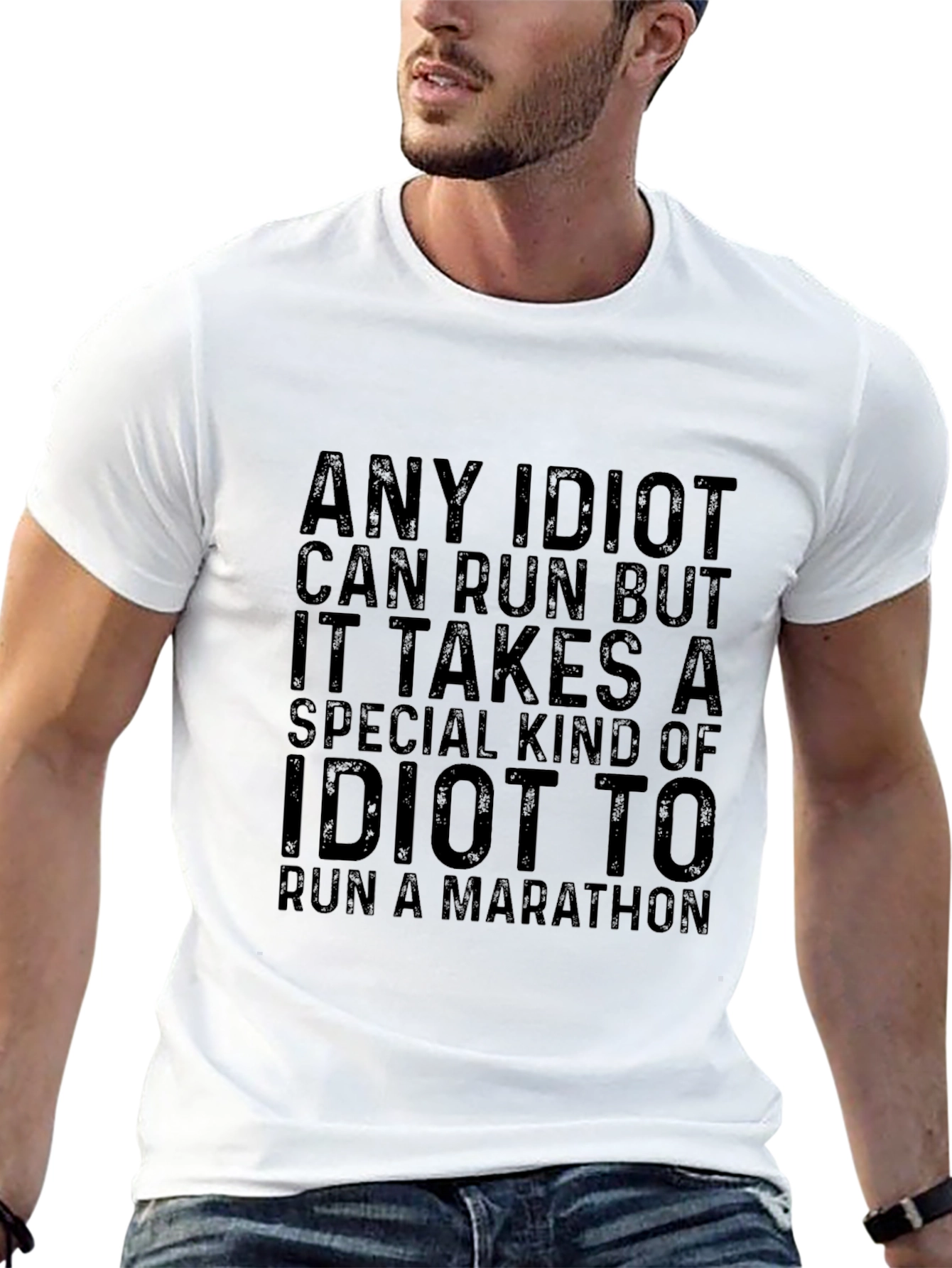 Funny Marathon Running T-Shirt for Athletes