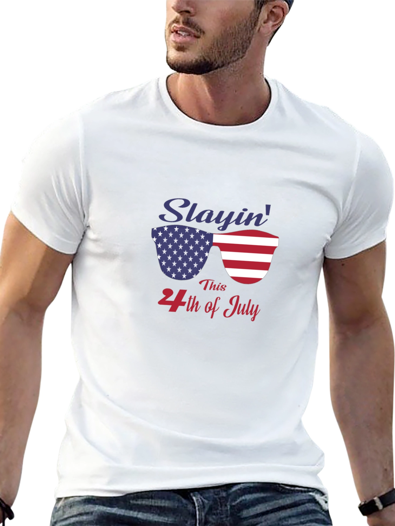 Slayin 4th of July T-Shirt Patriotic Tee