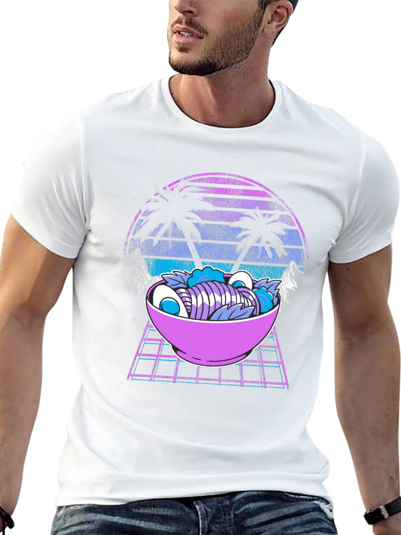 Synthwave Ramen T-Shirt