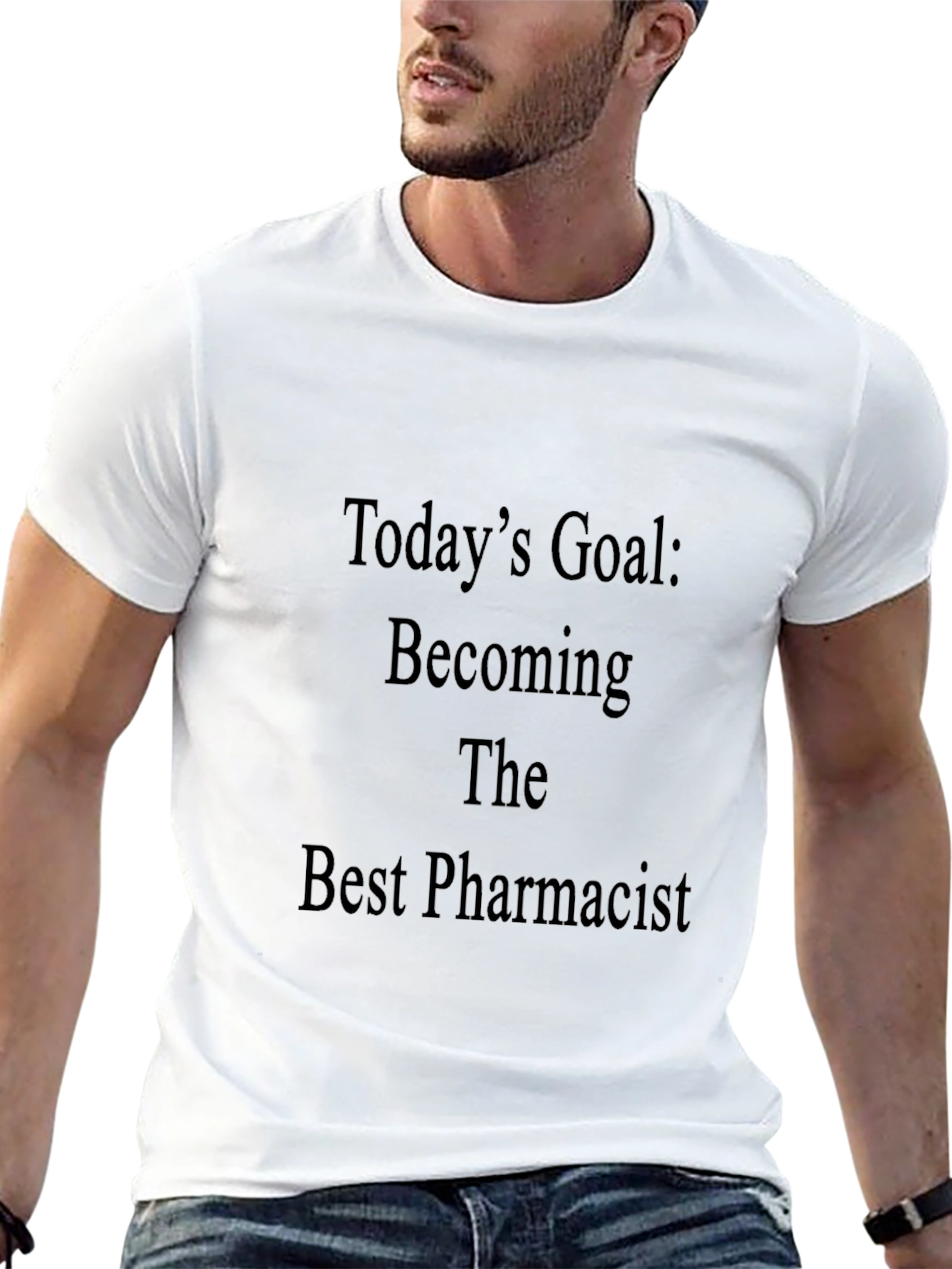 Pharmacist Goal T-Shirt - Black Cotton Tee