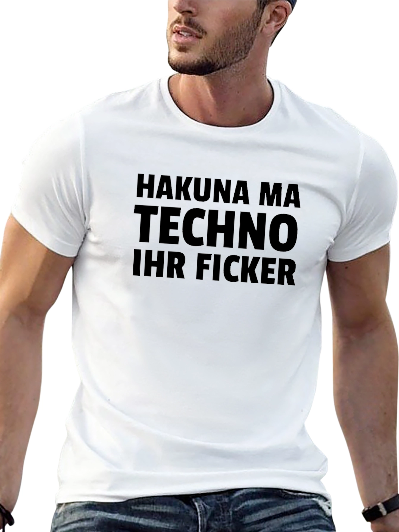 Hakuna Ma Techno T-Shirt - Unique Graphic Tee
