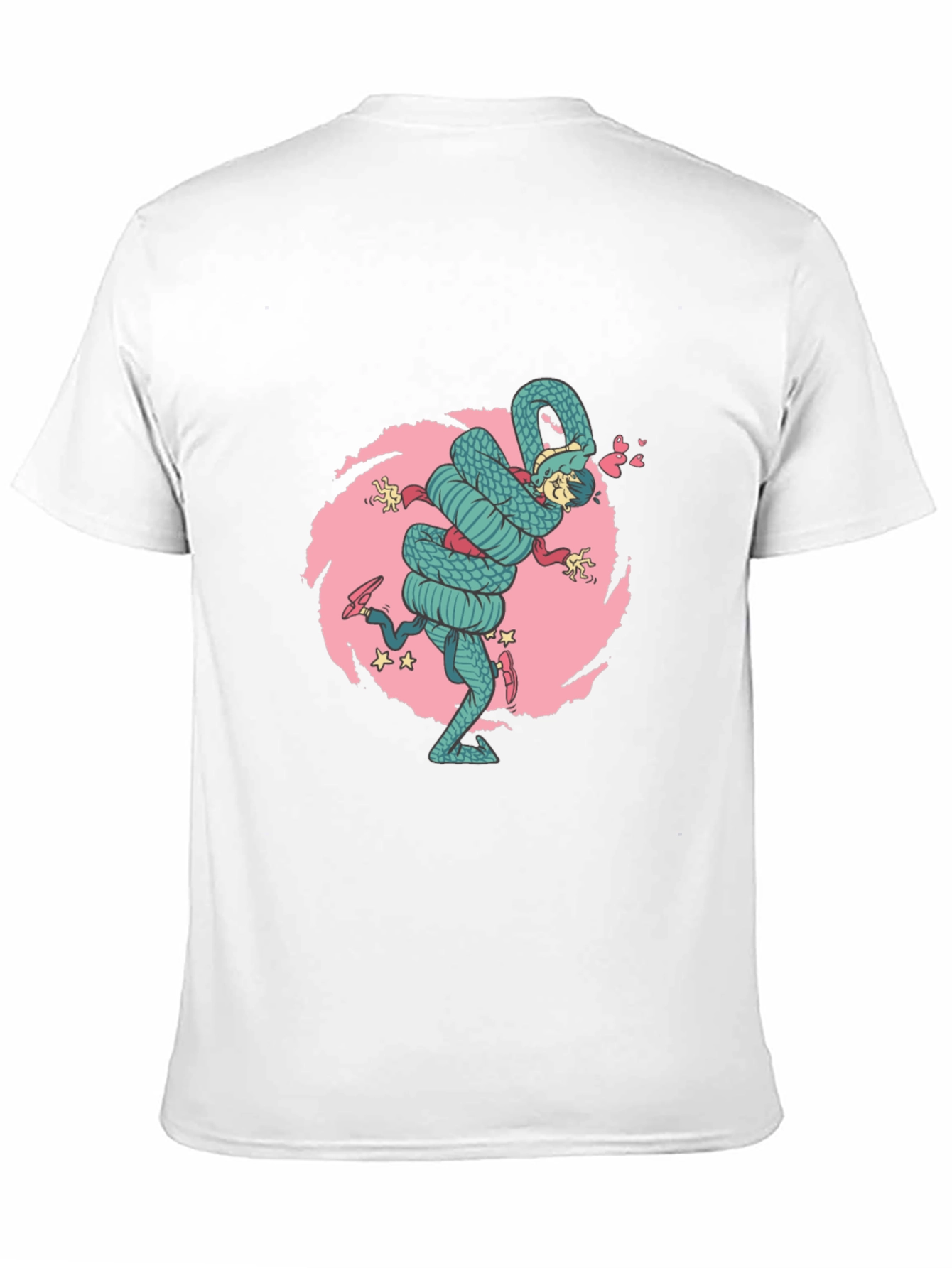 Snake Hug T-Shirt - Quirky Graphic Tee