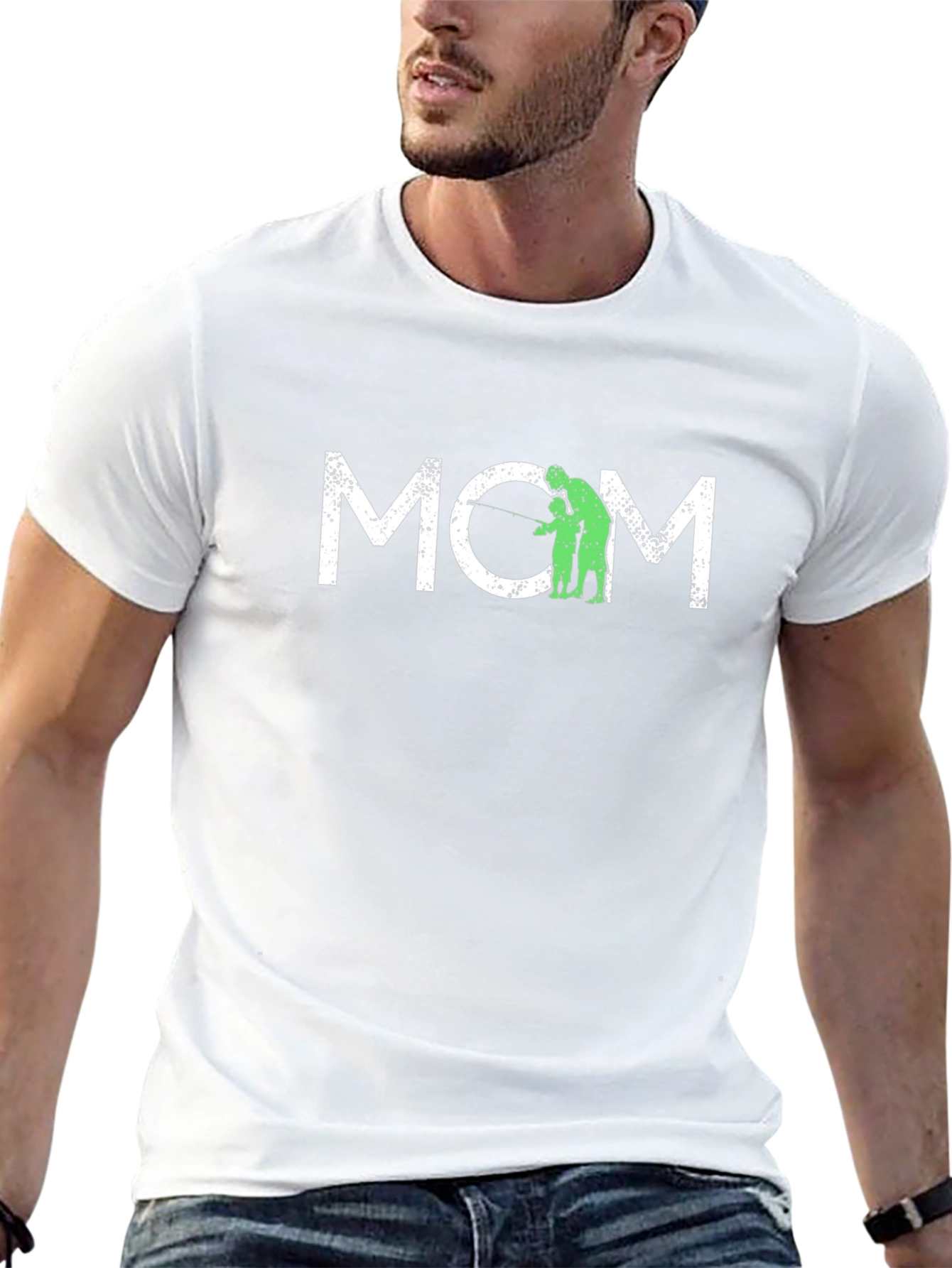 MOM Fishing T-Shirt - Fathers Day Gift