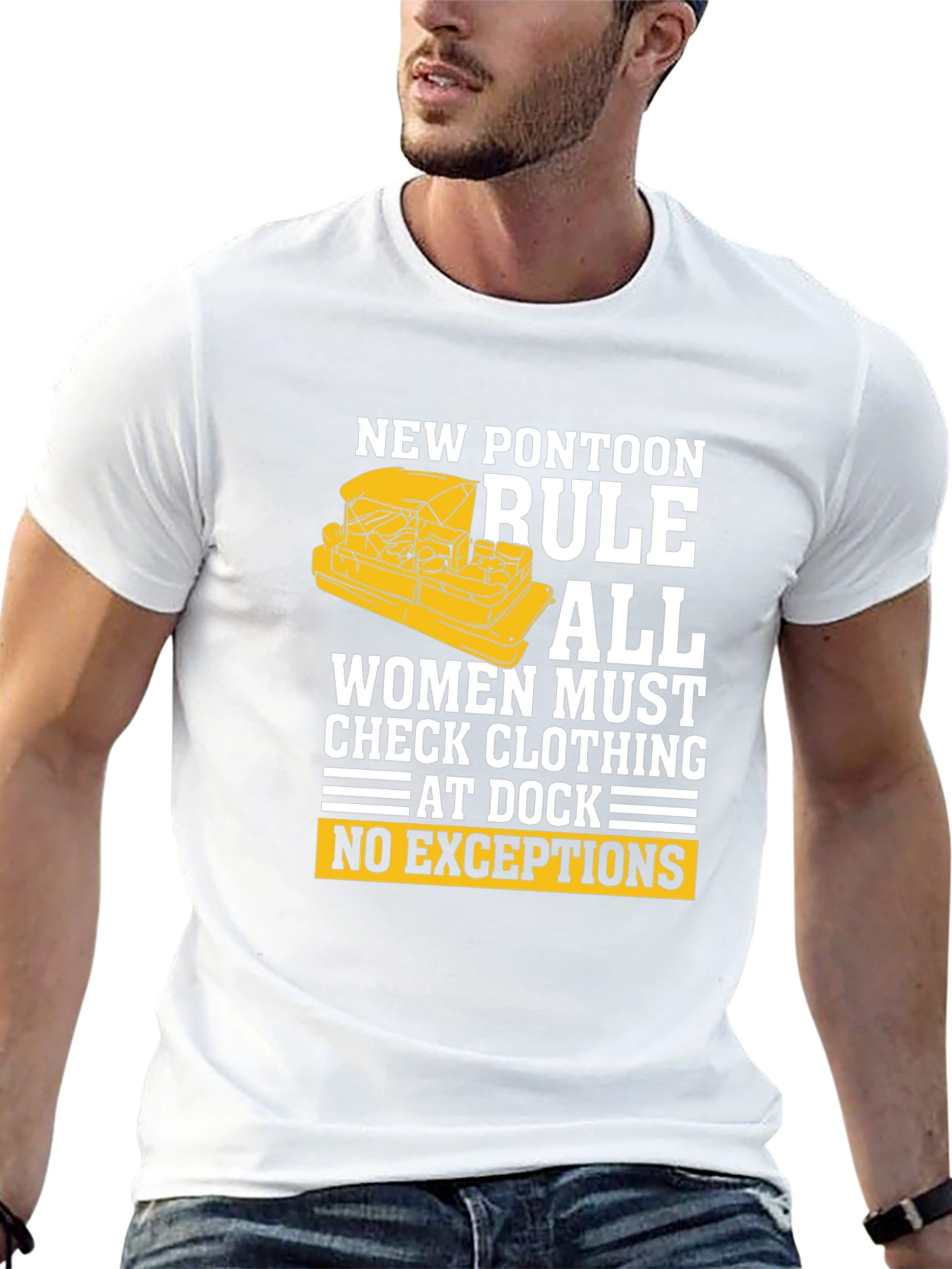 New Pontoon Rule T-Shirt - Womens Clothing Check!
