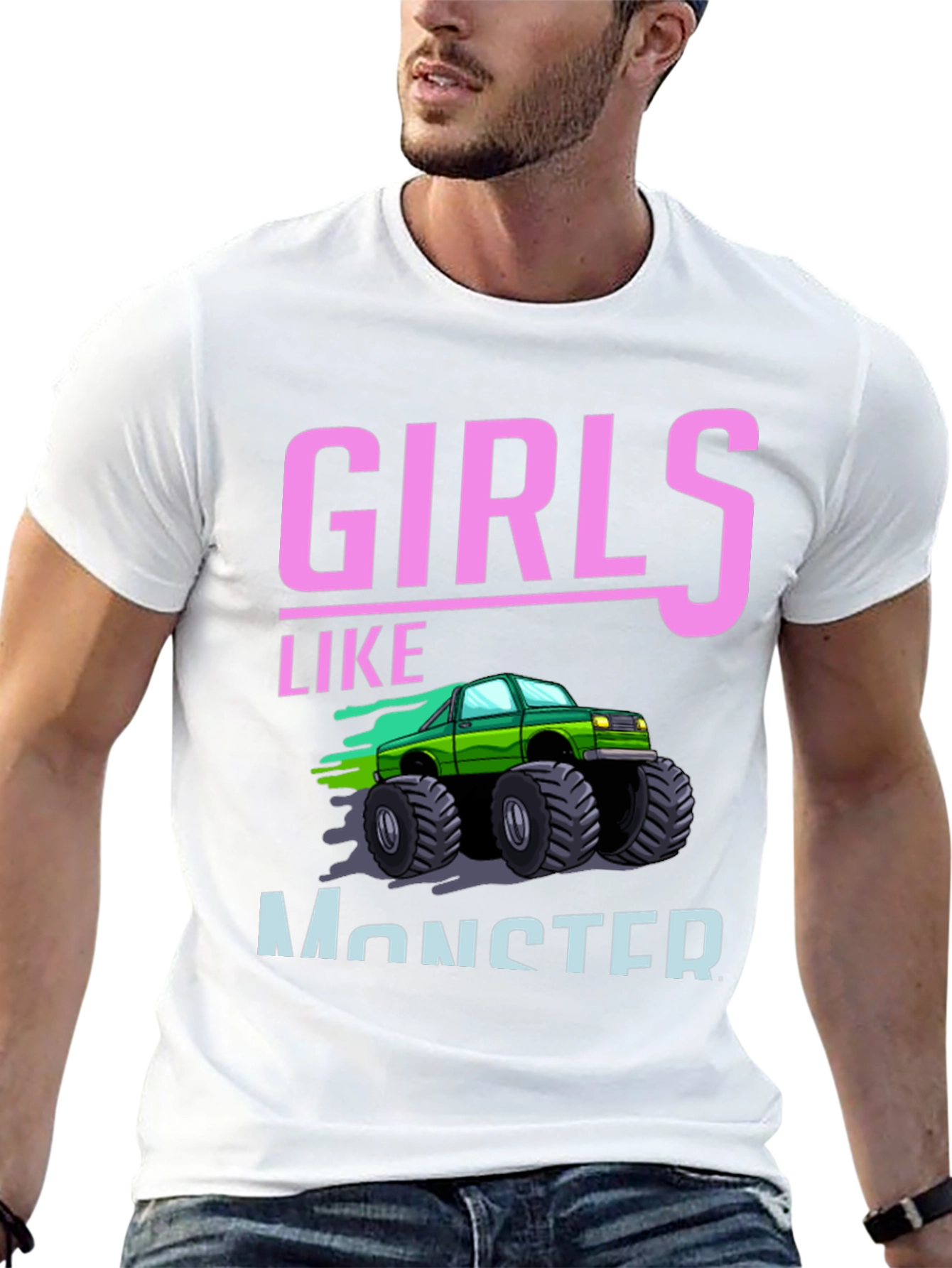 Girls Like Monster Trucks Graphic Tee