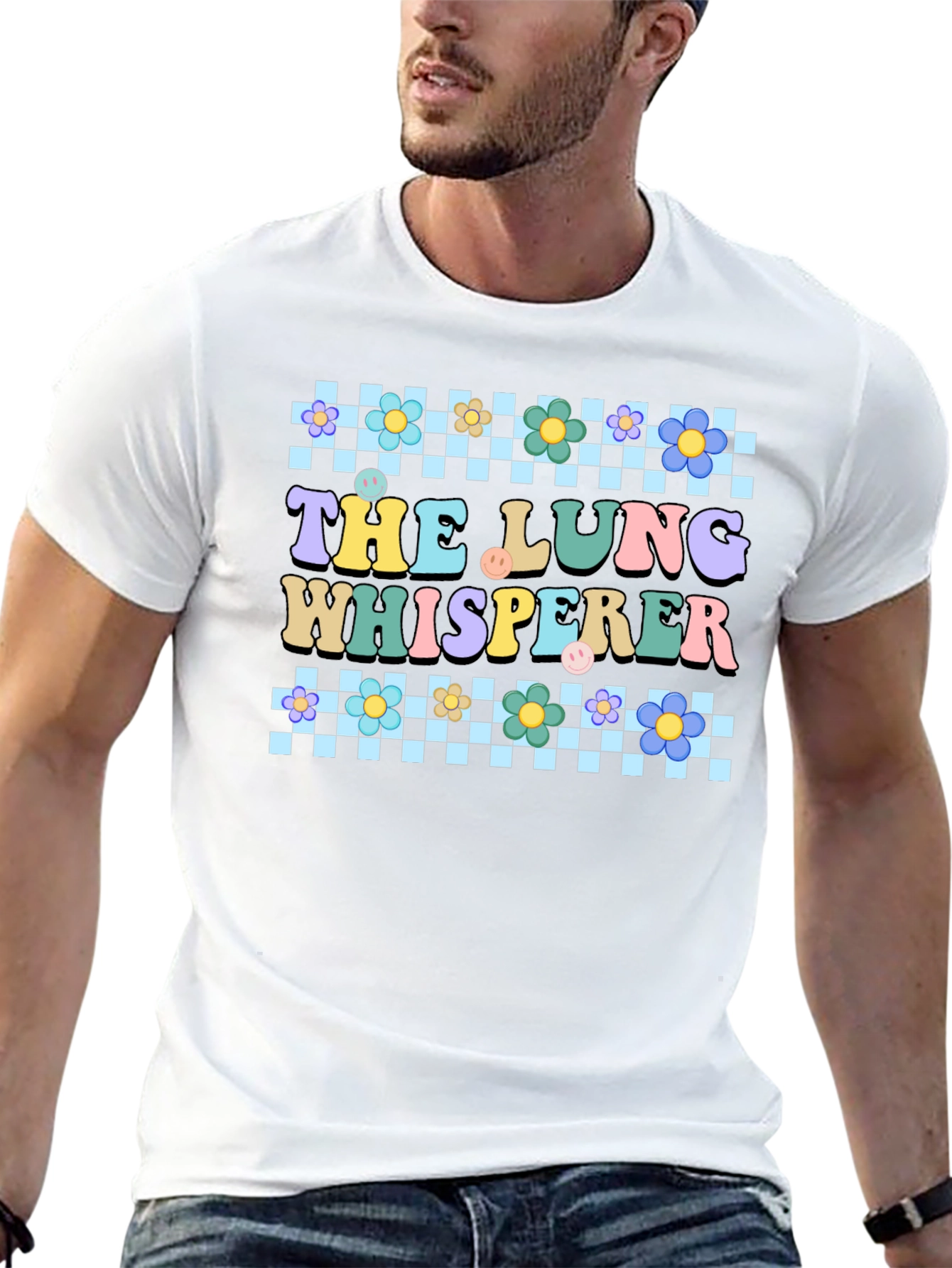 Lung Whisperer Retro Floral T-Shirt