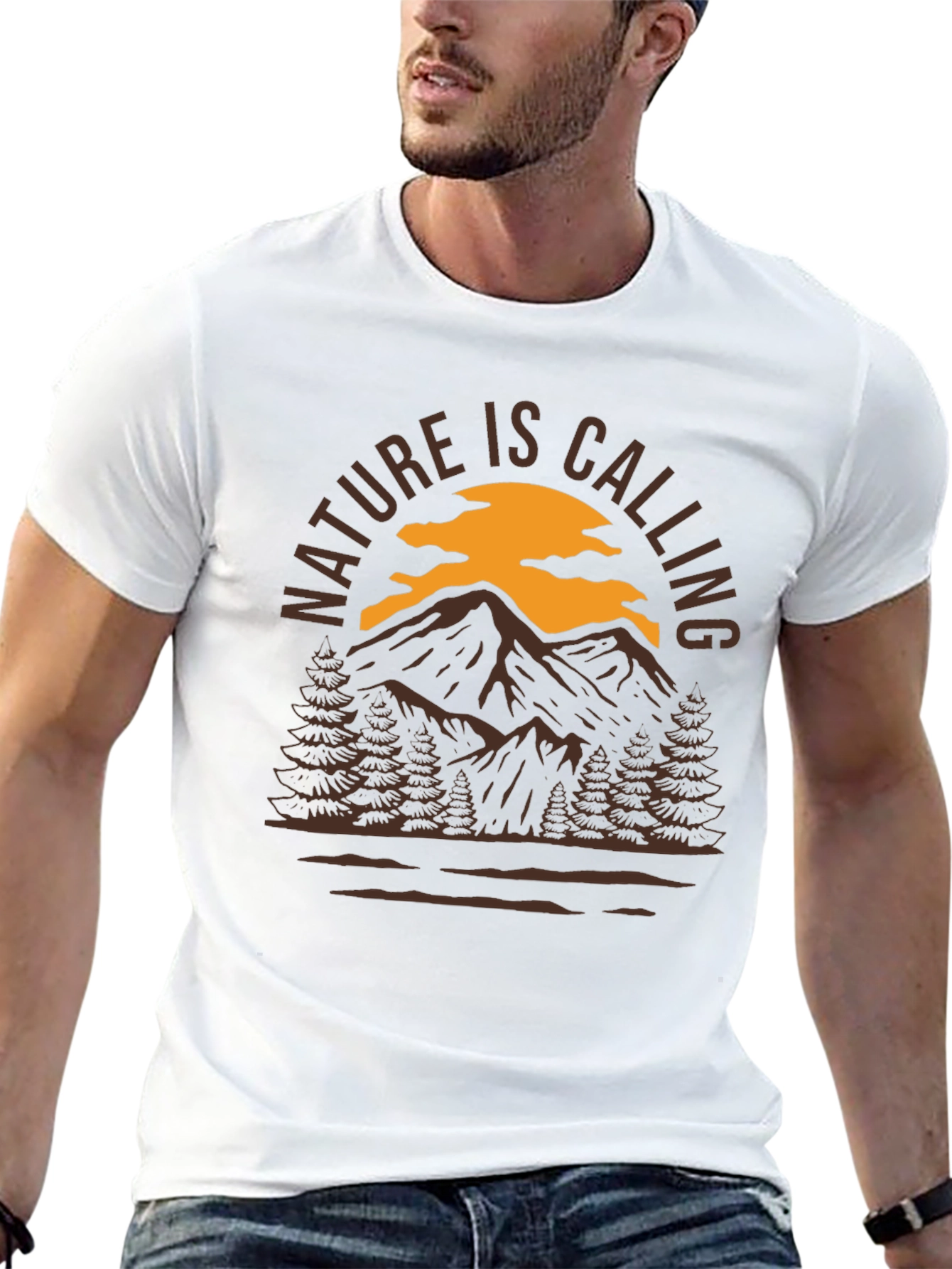 Nature is Calling Tee - Mountain Adventure Shirt