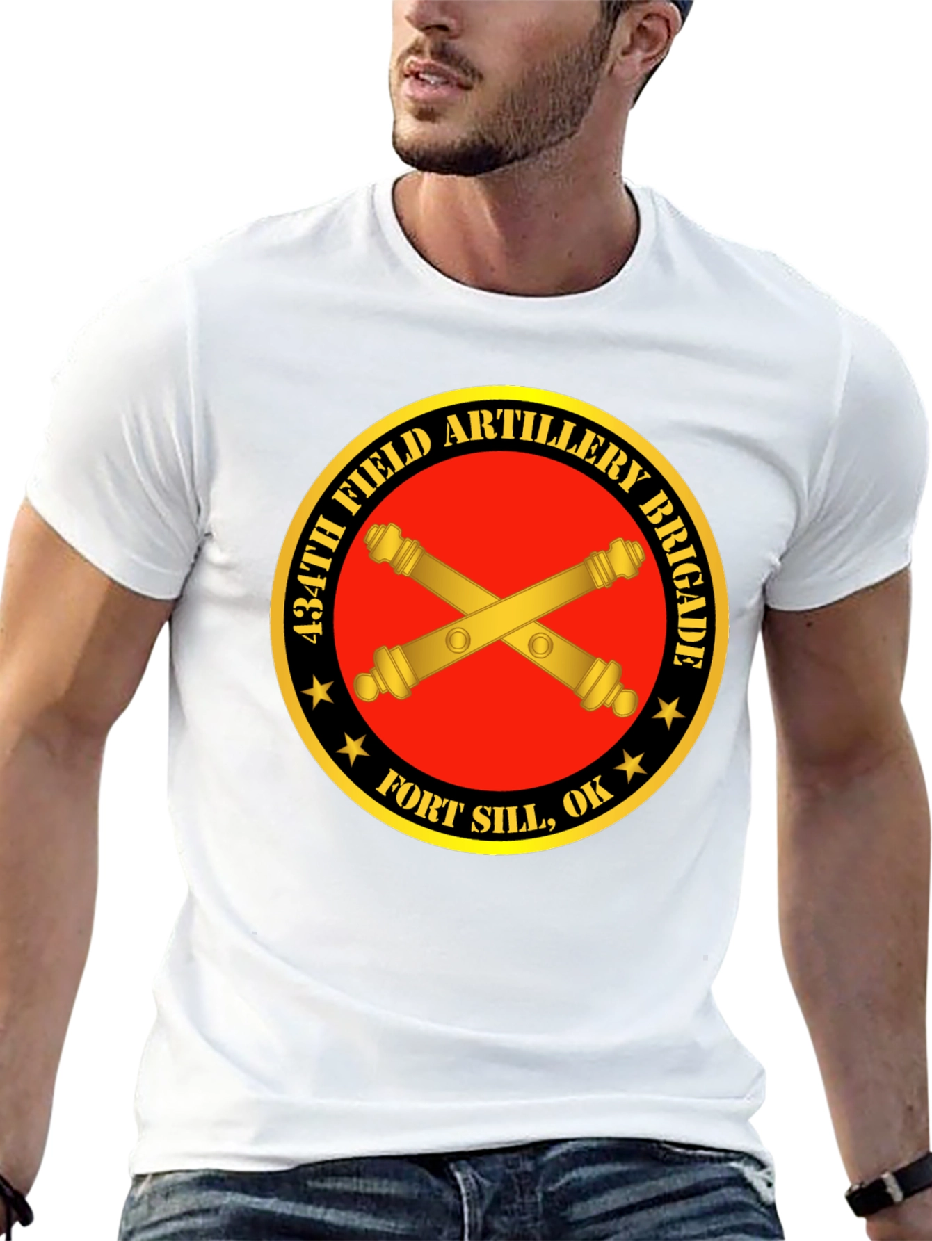 434th Field Artillery Brigade Black T-Shirt