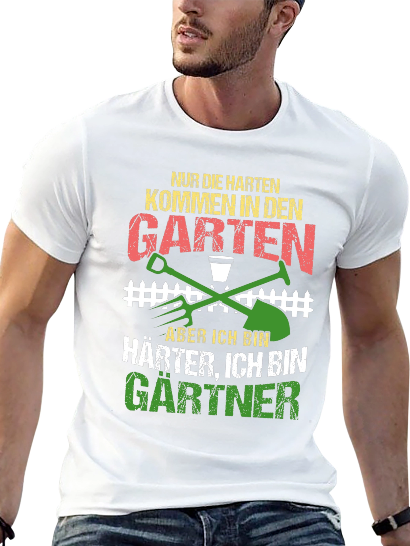 Gardener T-Shirt: Tough Garden Humor Tee