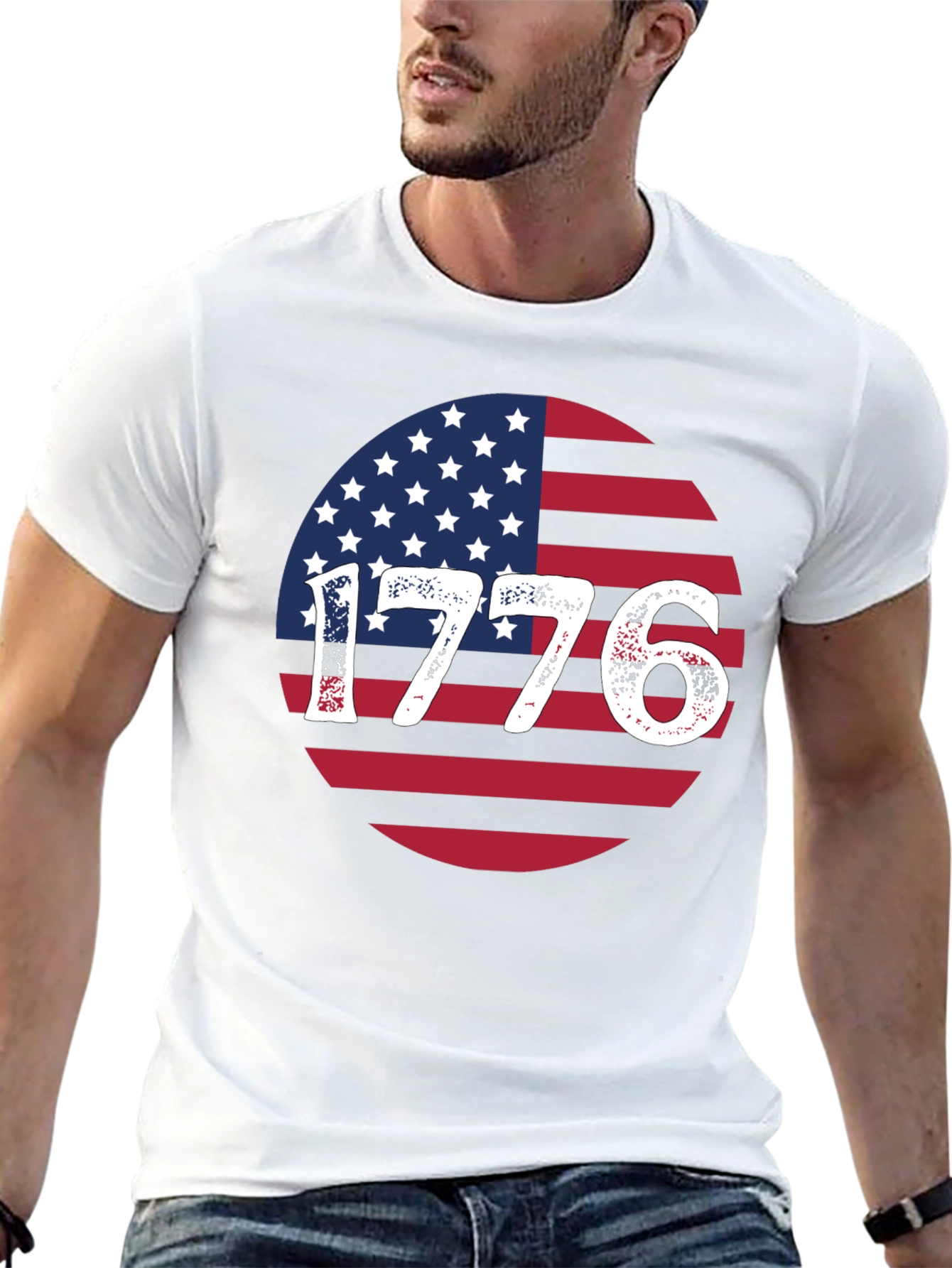 1776 Patriotic Graphic T-Shirt