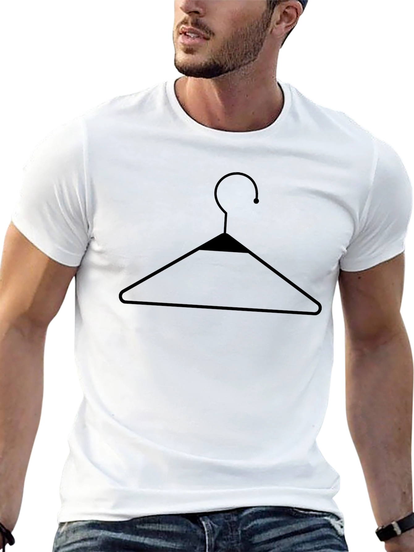 Hanger Graphic Tee - Simple Style Bold Statement