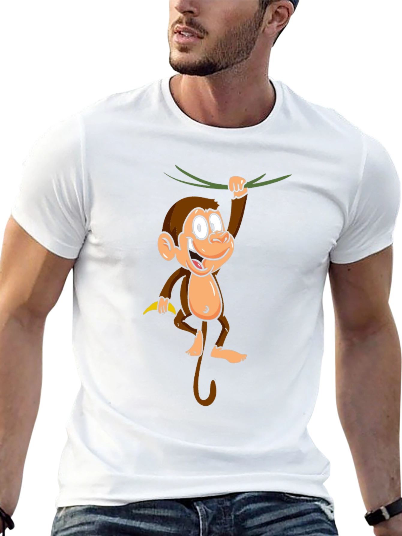 Monkey Graphic Tee - Fun Casual Style