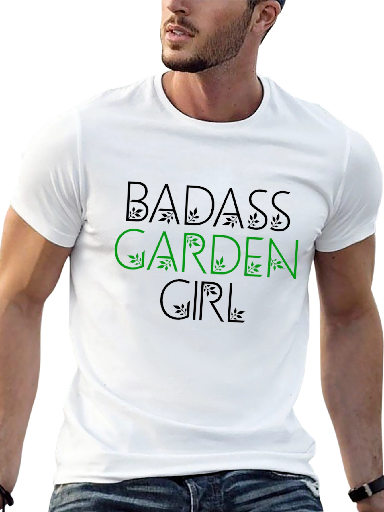 Badass Garden Girl T-Shirt - Gardening Apparel