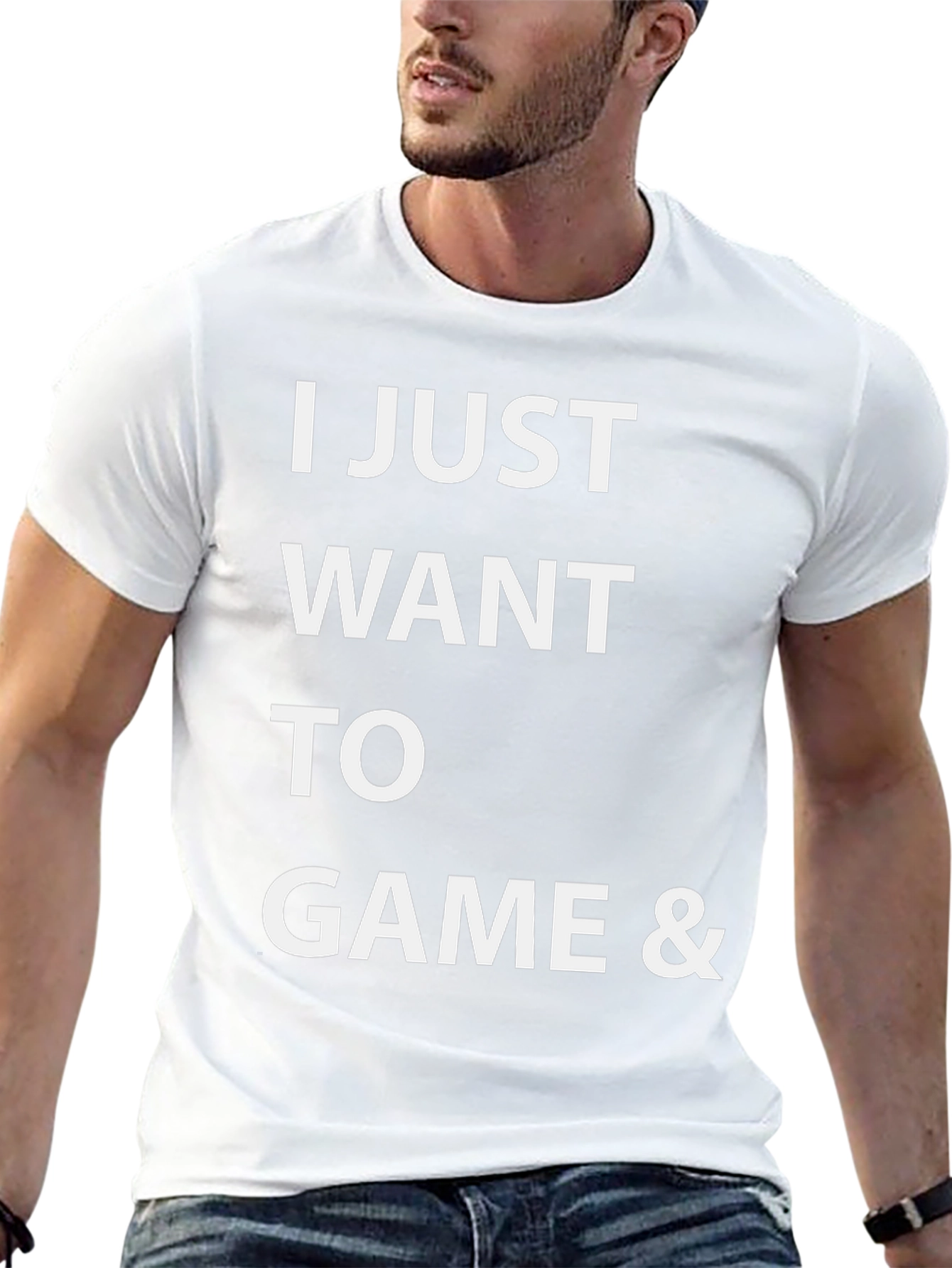 I Just Want To Game Funny Gamer T-Shirt