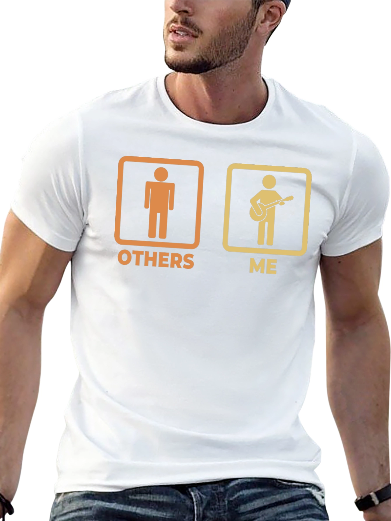 Guitarist Humor Graphic Tee - Others vs. Me