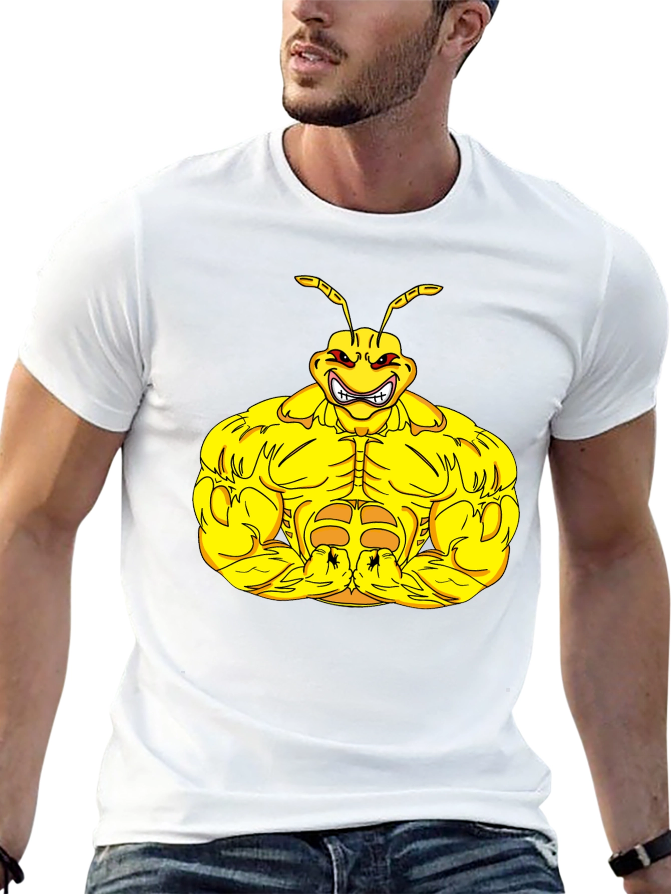 Muscle Ant Graphic Tee - Black T-Shirt