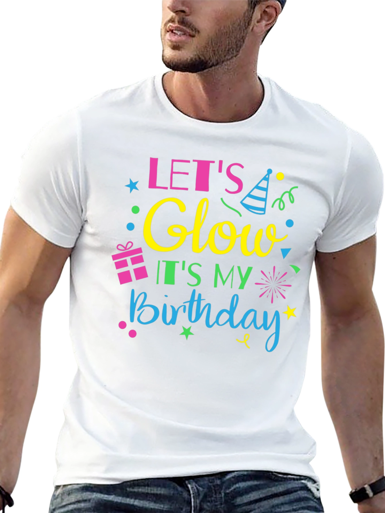 Lets Glow Birthday Tee