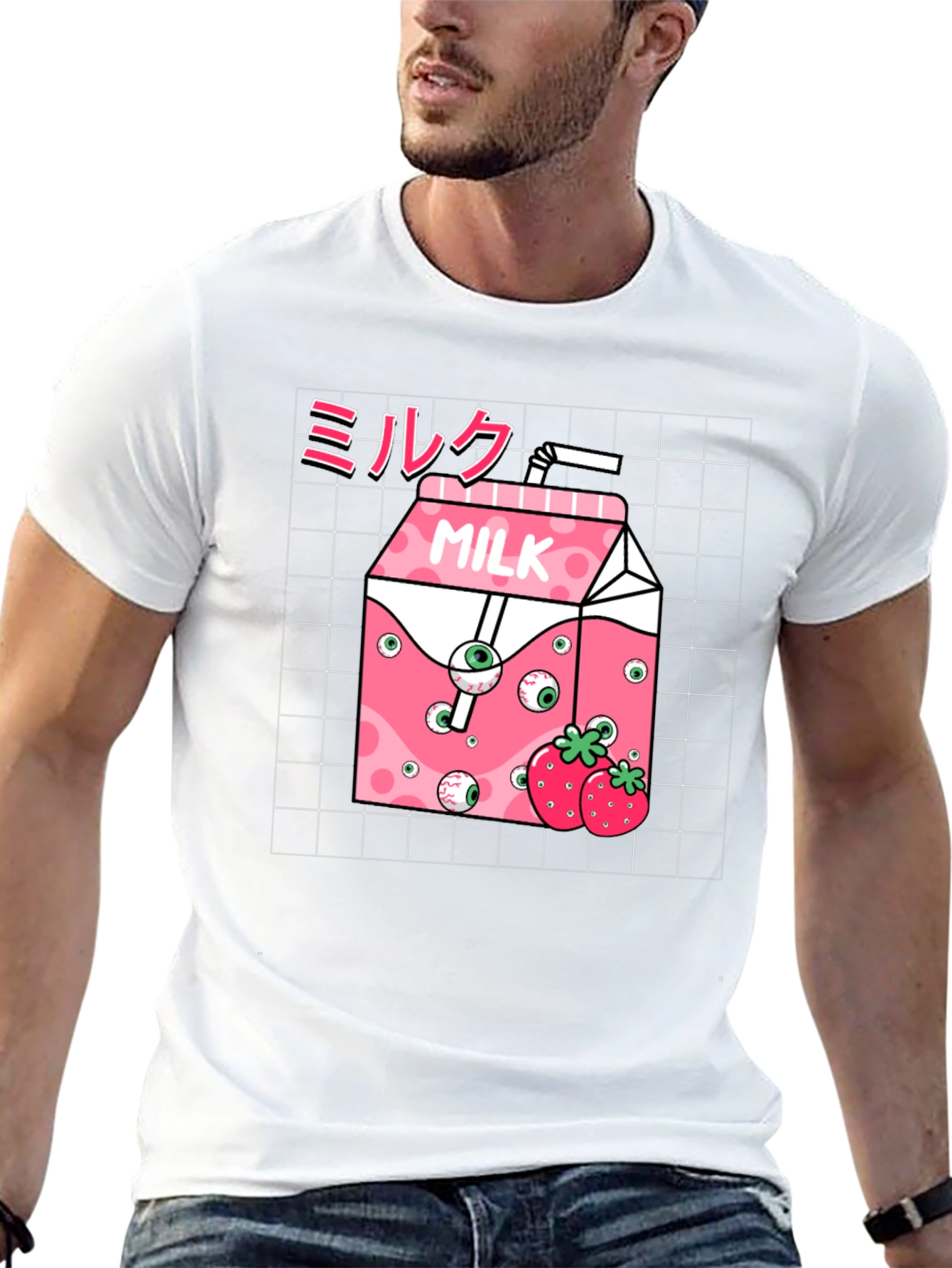 Strawberry Milk Graphic T-Shirt