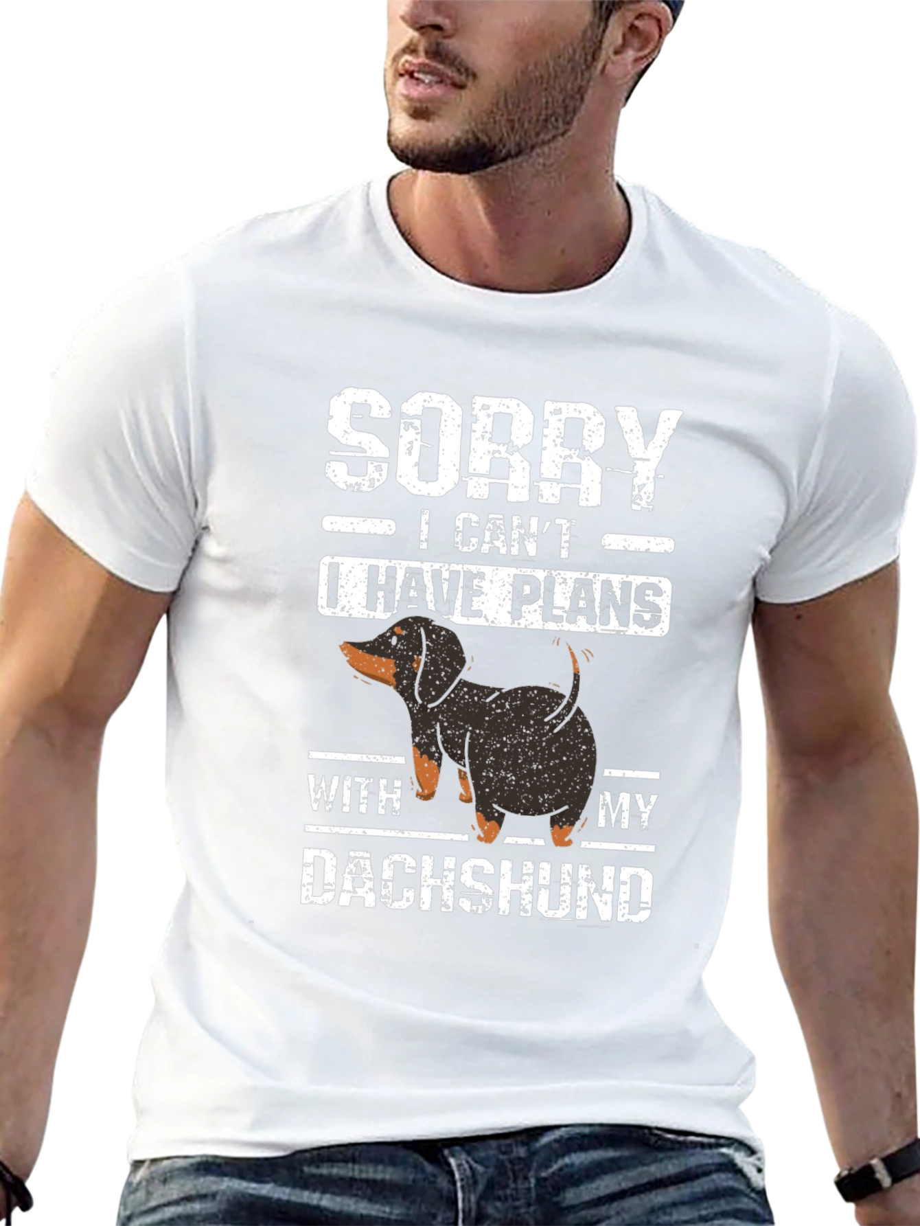 Dachshund Plans T-Shirt Funny Dog Lover Tee