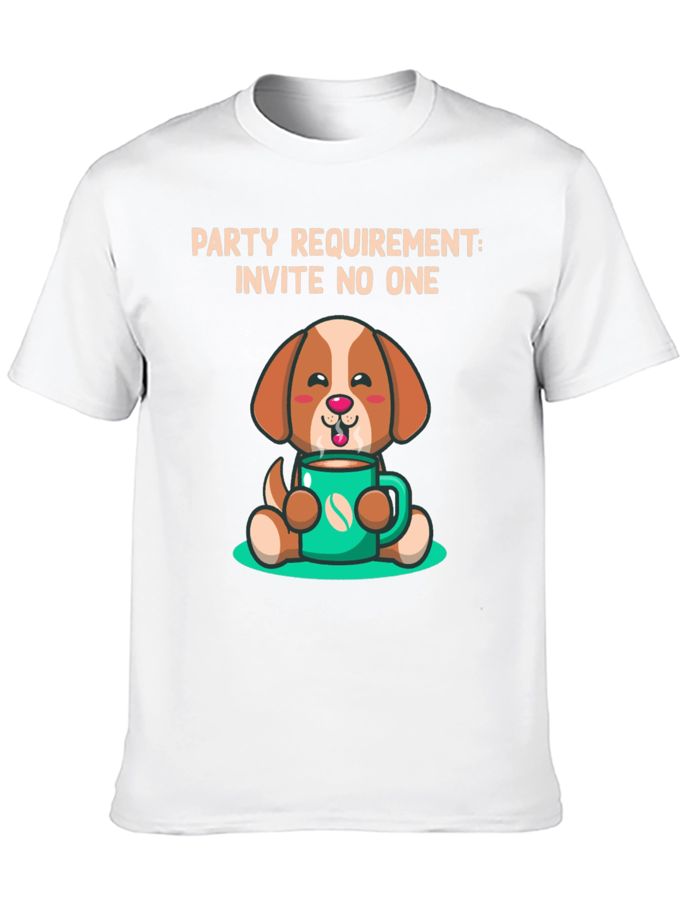 Party Requirement: Dog and Coffee Graphic Tee
