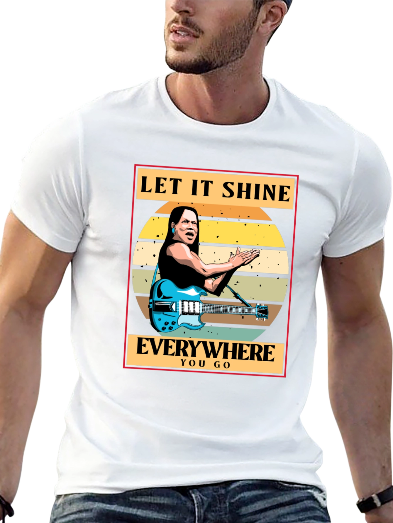 Let It Shine T-Shirt - Blues Guitar