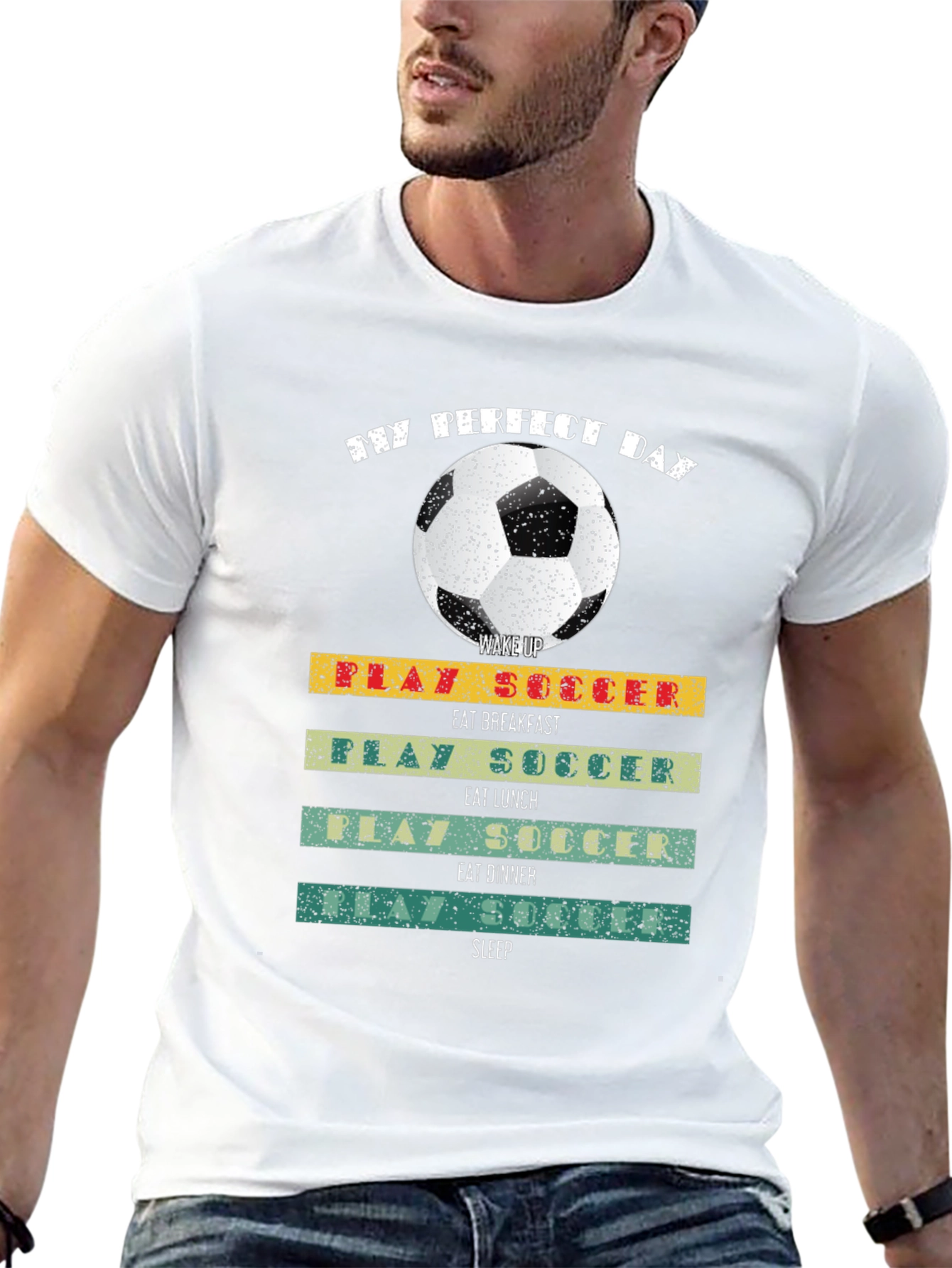 My Perfect Day Soccer Graphic Tee