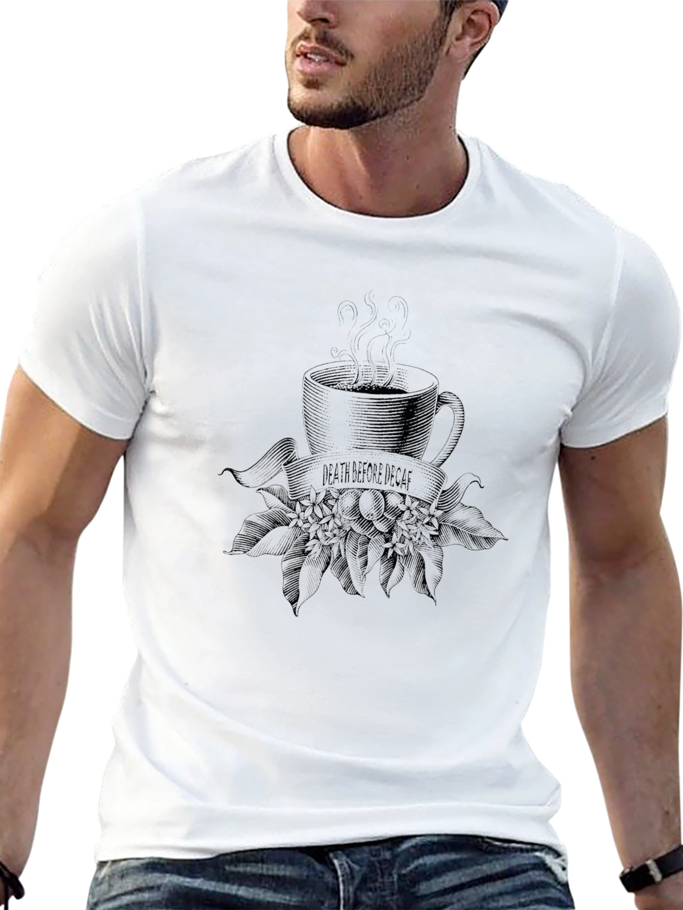 Death Before Decaf Coffee T-Shirt