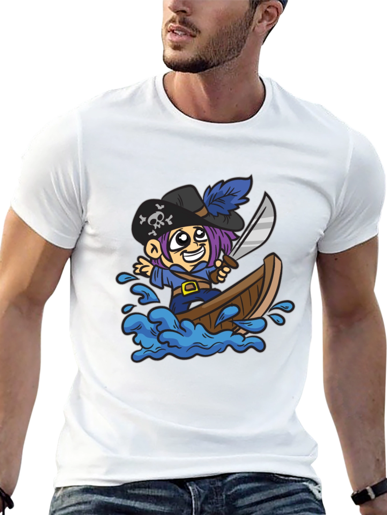 Cartoon Pirate T-Shirt